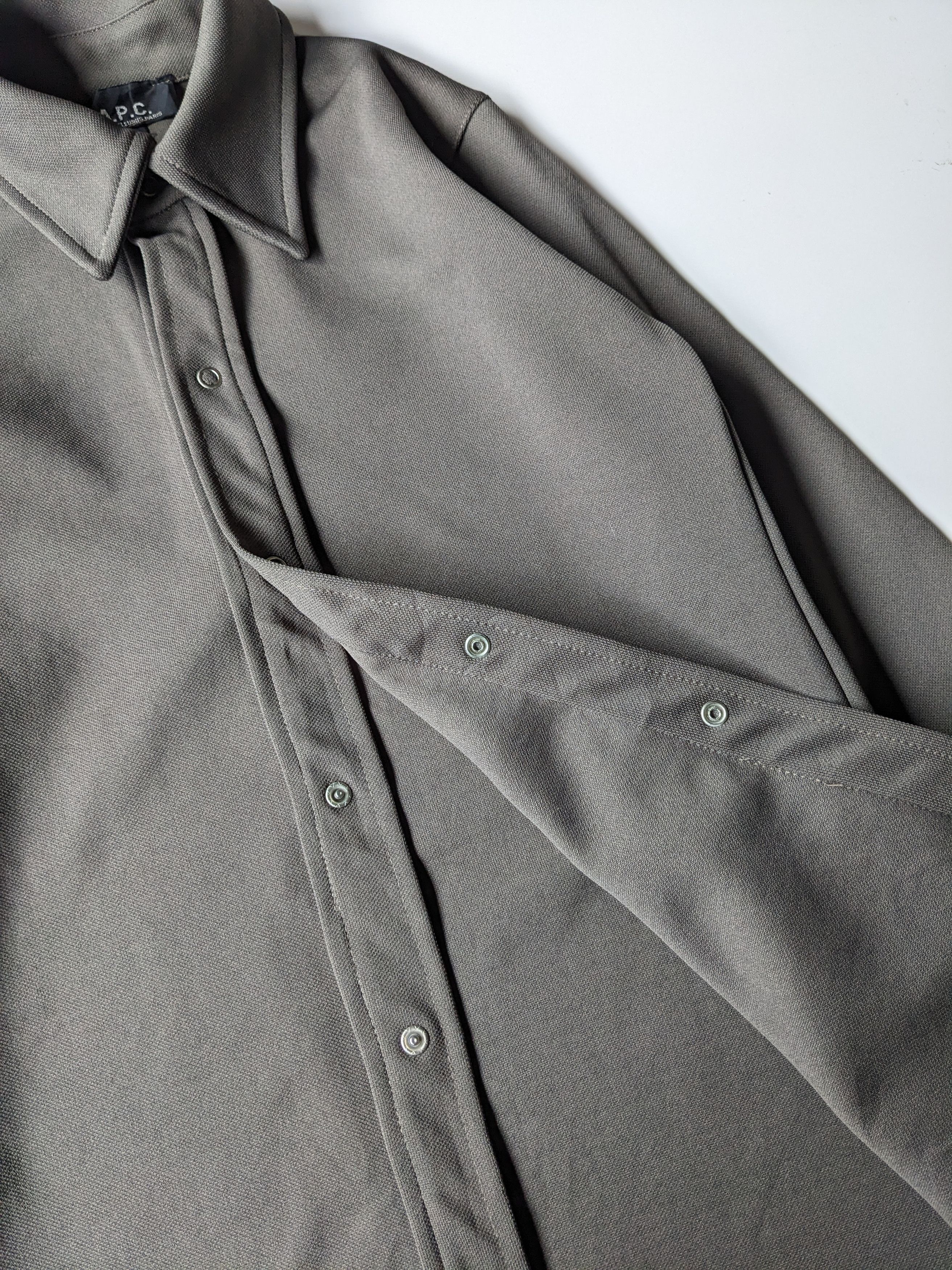 A.P.C. × Japanese Brand A.P.C plain button up shirt Size US S / EU 44-46 / 1 - 4 Thumbnail