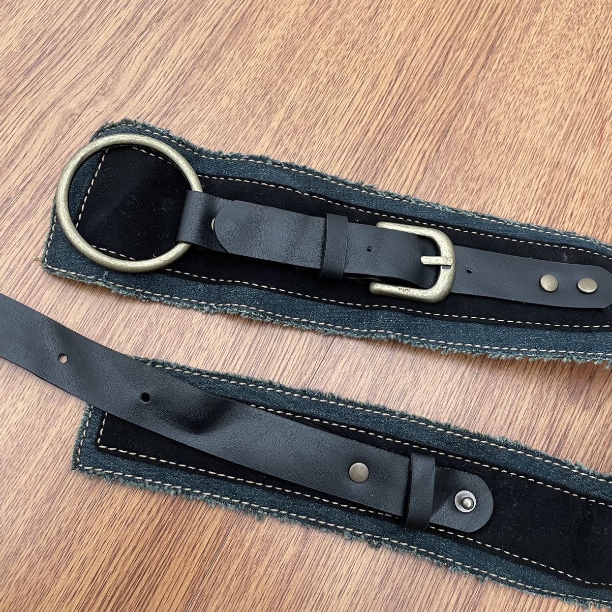If Six Was Nine Black & distressed denim Voice of voice belt Size ONE SIZE - 2 Thumbnail