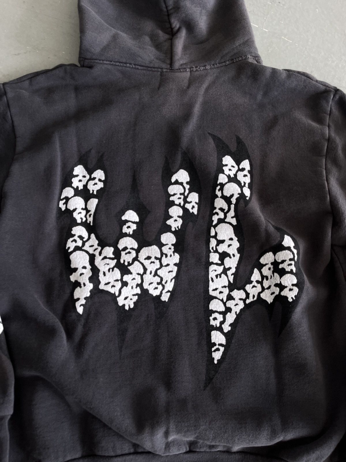 Warren Lotas Warren Lotas Skull Flame Hoodie (unisex) Size US S / EU 44-46 / 1 - 9 Thumbnail