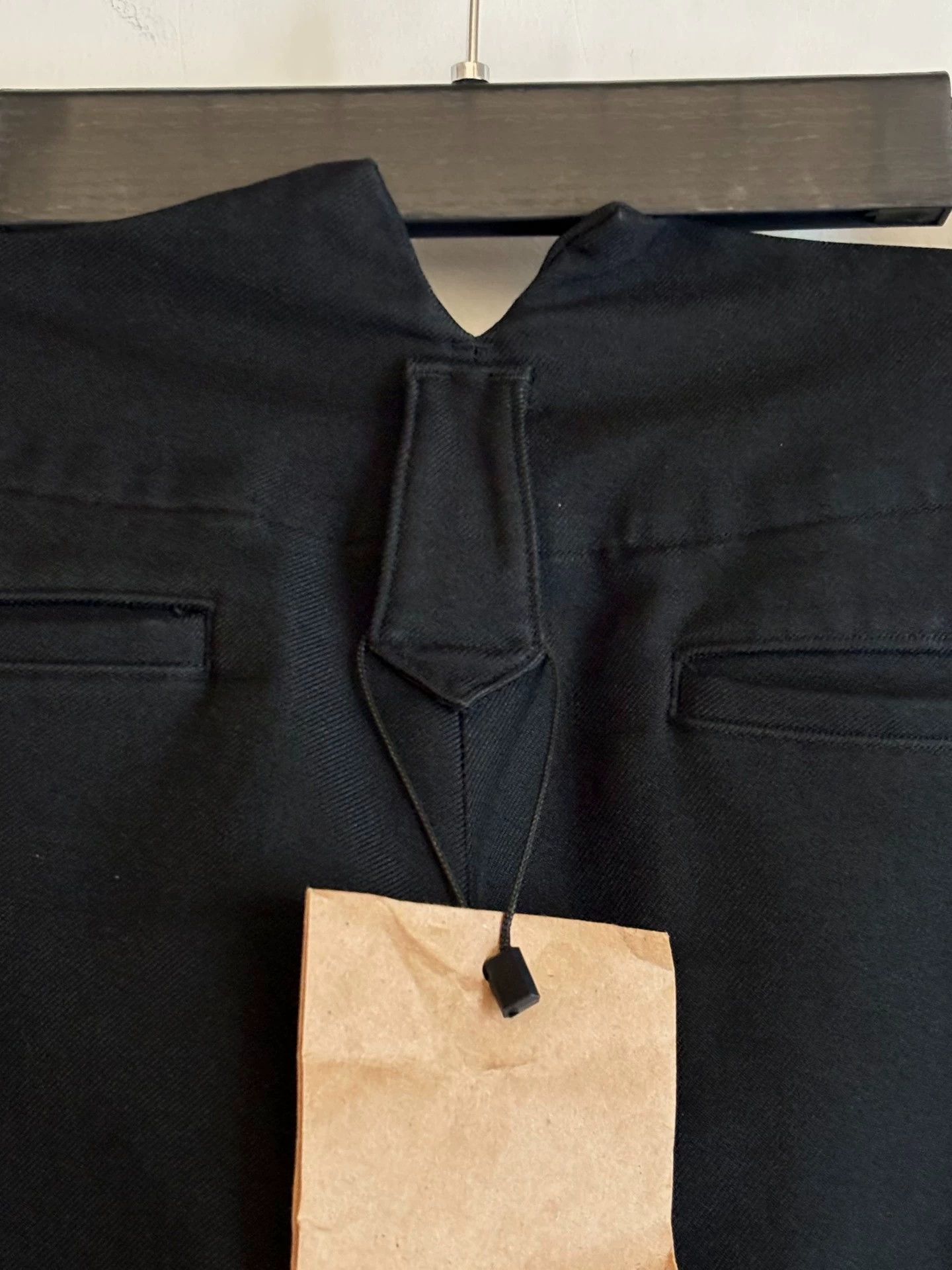 Comme des Garcons CDG 2008 BLACK 9" Cropped Trousers S Size US 29 - 3 Thumbnail