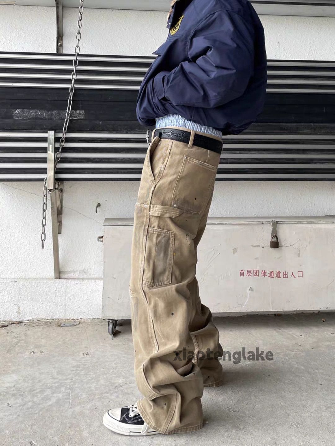 Vintage zx vintage wide Leg Balenciaga kith style carpenter pants Size US 32 / EU 48 - 3 Thumbnail