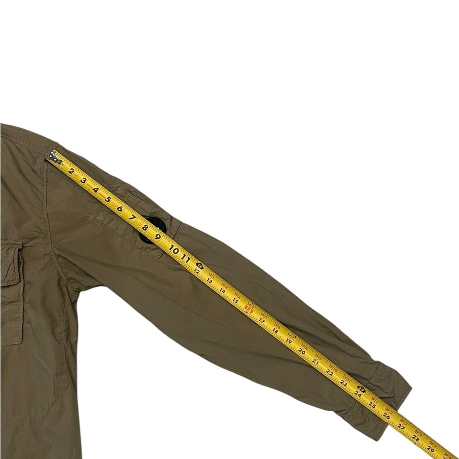 C.P. Company C.P. Company Tan Lightweight Chrome Utility Jacket Size:XL Size US XL / EU 56 / 4 - 6 Thumbnail