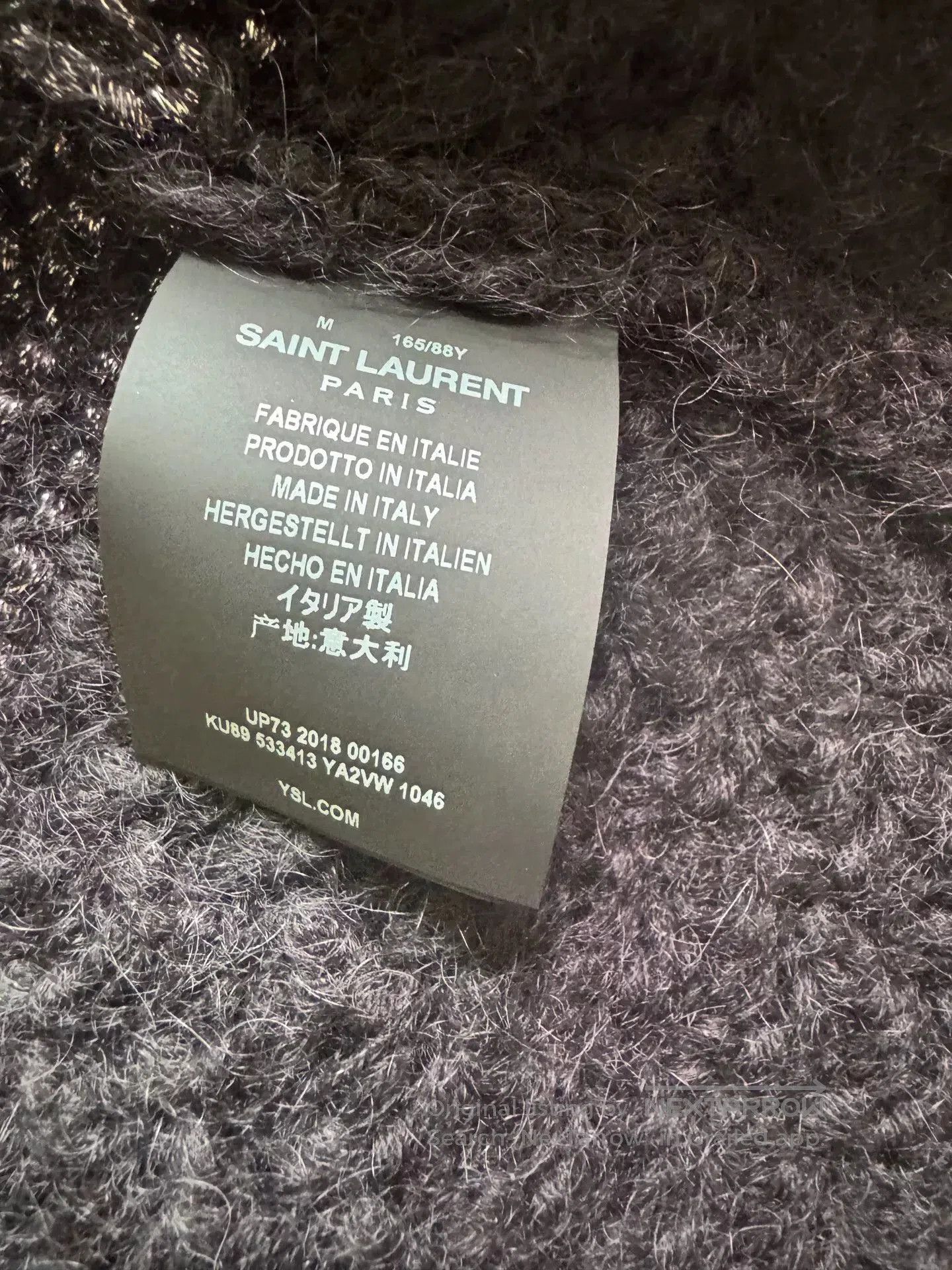Saint Laurent Paris SAINT LAURENT Striped Cardigan. Size M / US 6-8 / IT 42-44 - 4 Thumbnail