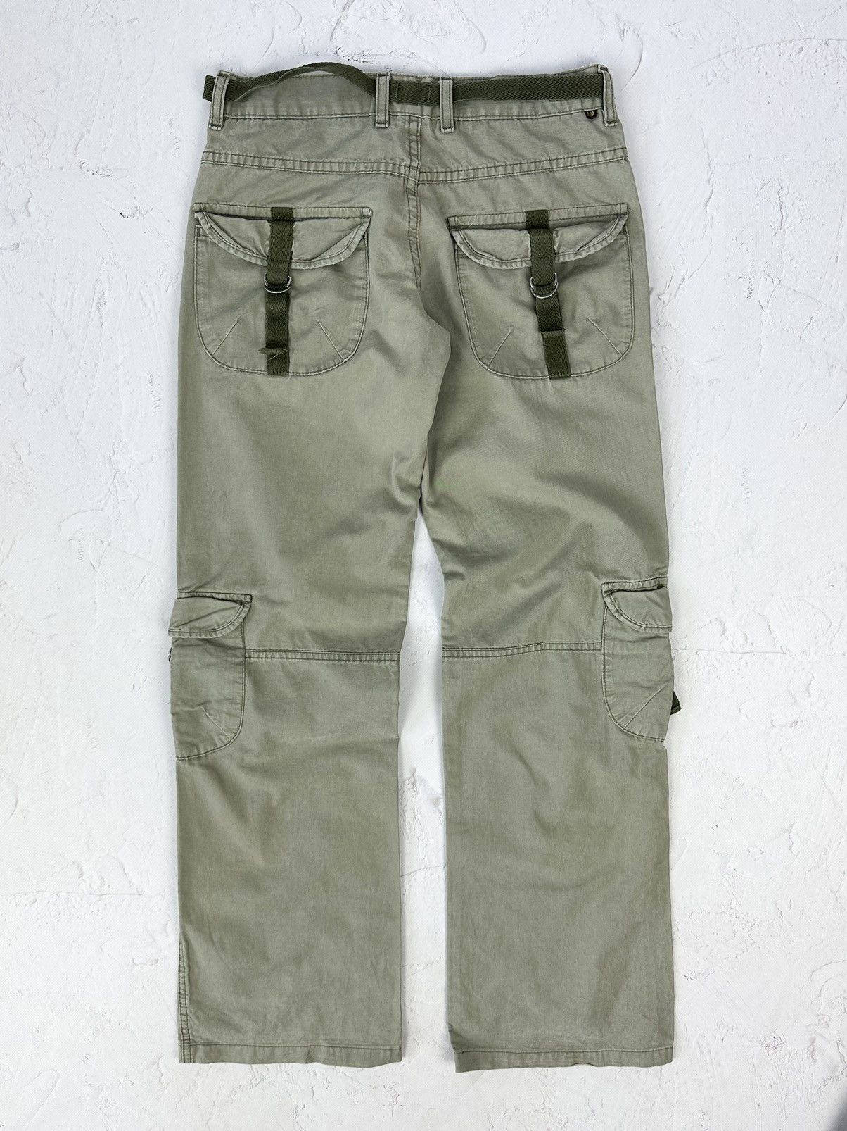 Vintage Vintage Cargo Bondage Pants Size 28" / US 6 / IT 42 - 5 Thumbnail