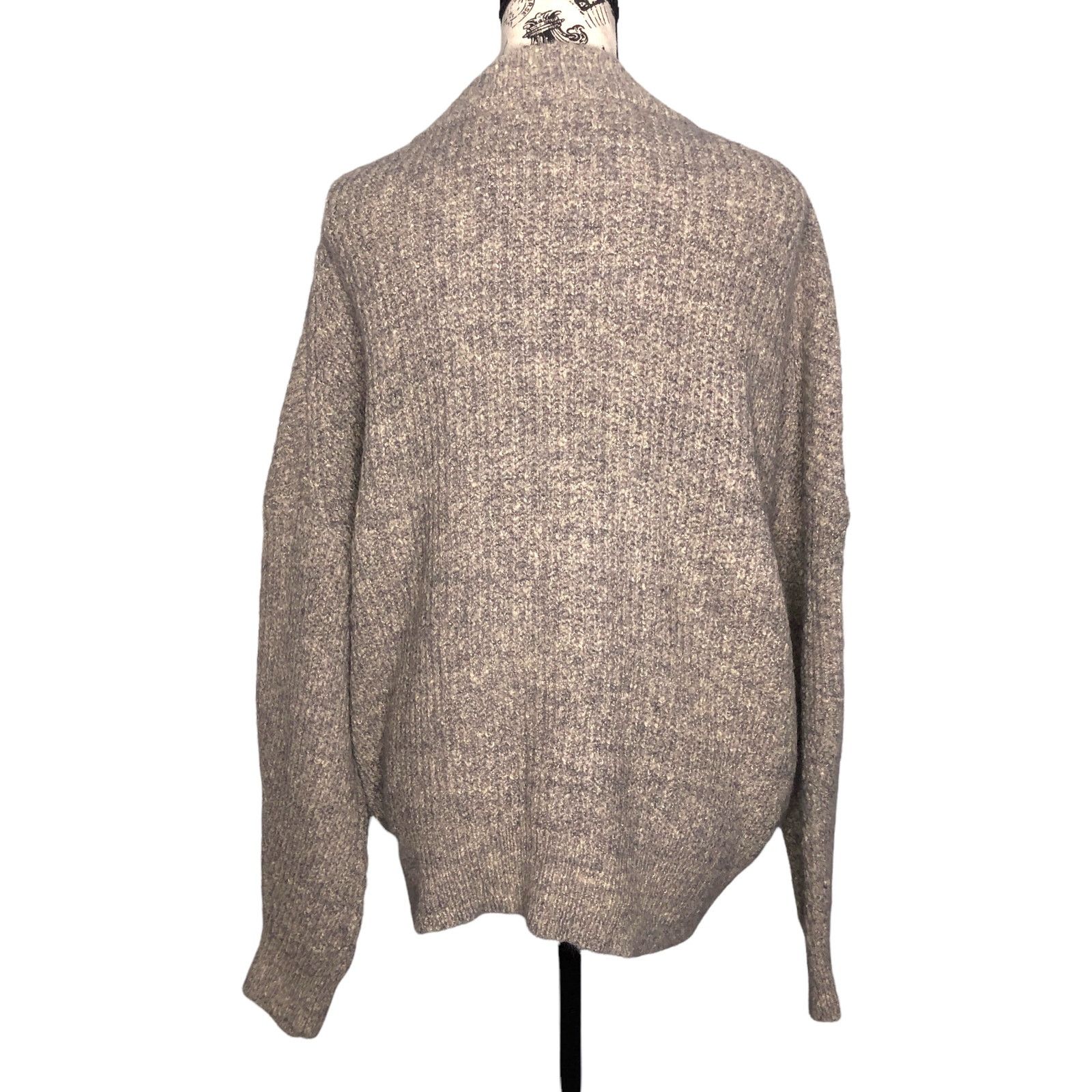 Other RD Style Bennie Cropped Mockneck Pullover Fuzzy - Stitch Fix Size L / US 10 / IT 46 - 5 Thumbnail