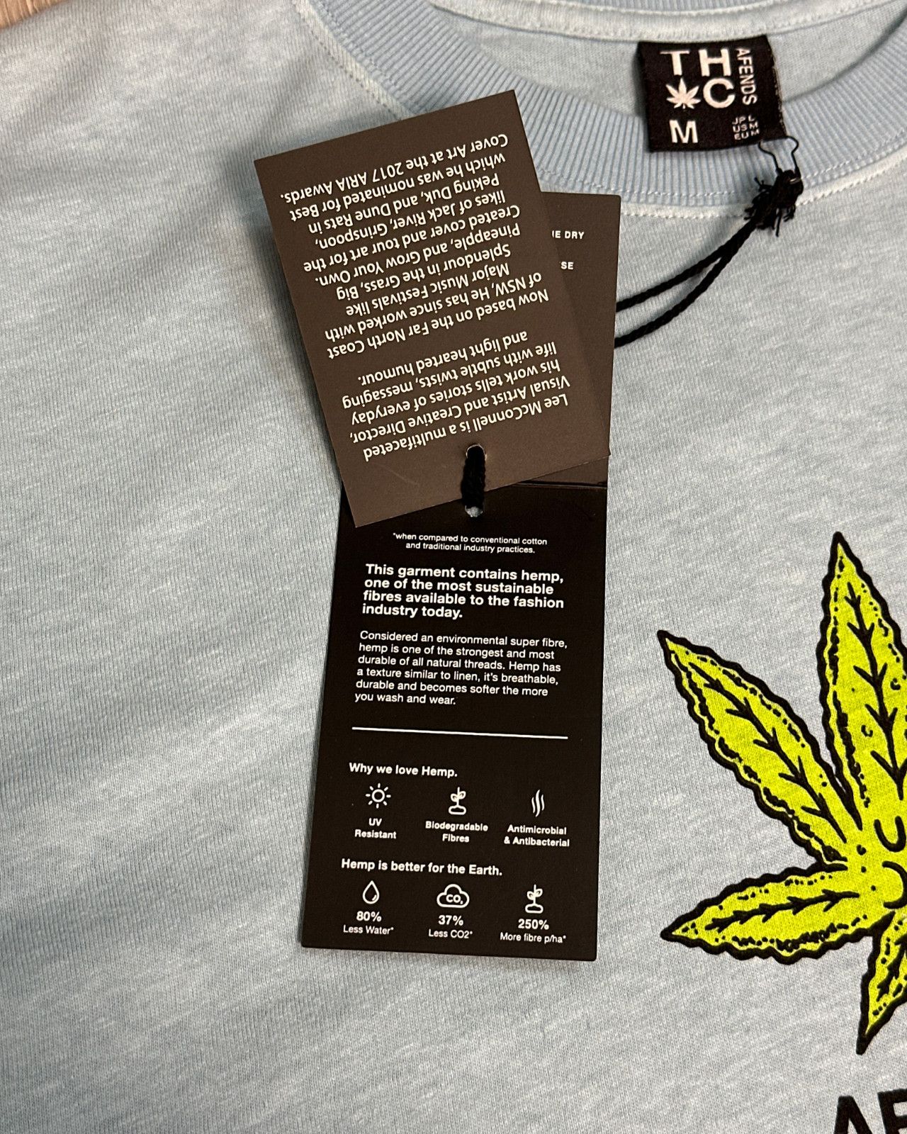 Afends BNWT Afends Coasting - Hemp Weed Tee - Size Medium Size US M / EU 48-50 / 2 - 8 Thumbnail