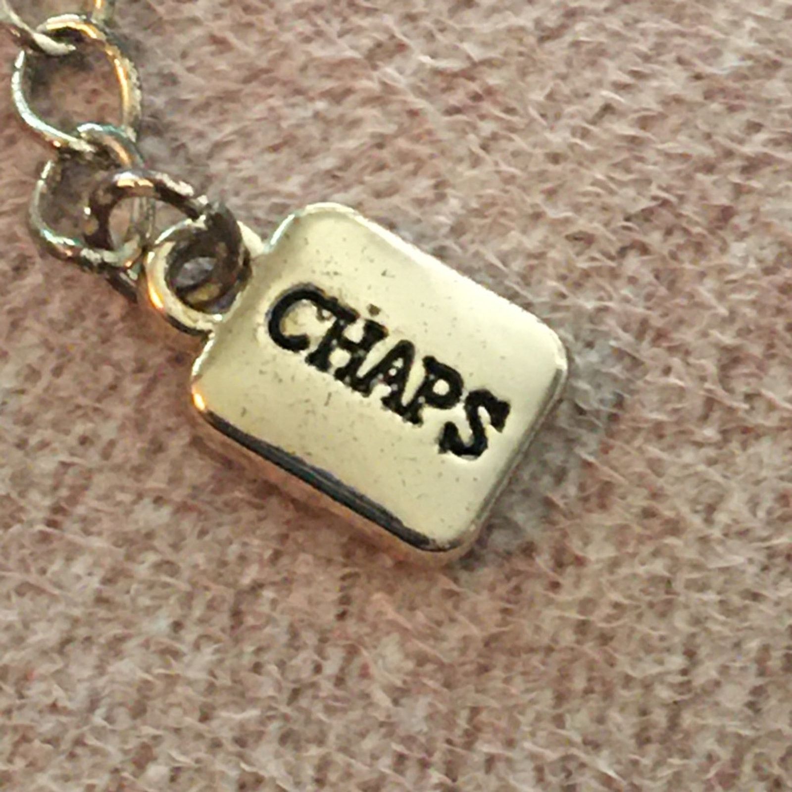 Chaps Chaps gold medallion beaded chain necklace Size ONE SIZE - 8 Thumbnail