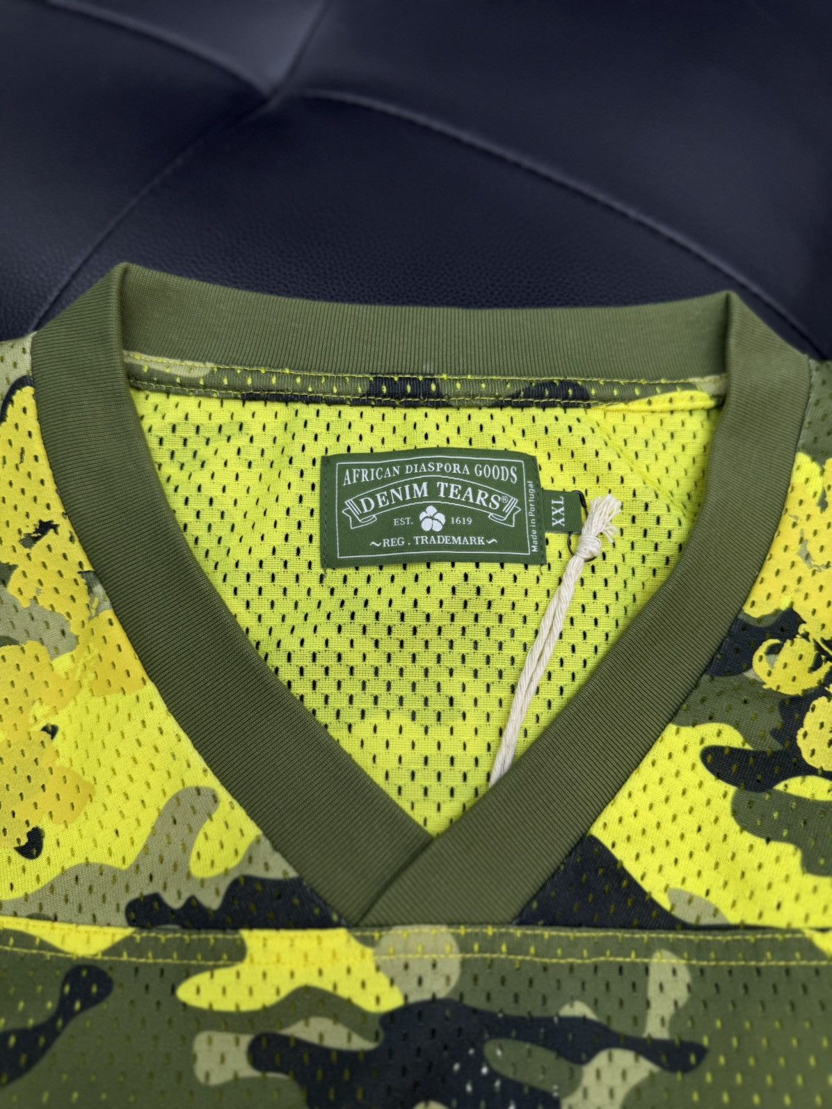DENIM TEARS Denim Tears Yellow Camo Cotton Wreath Jersey Size XXL (NEW) Size US XXL / EU 58 / 5 - 7 Thumbnail