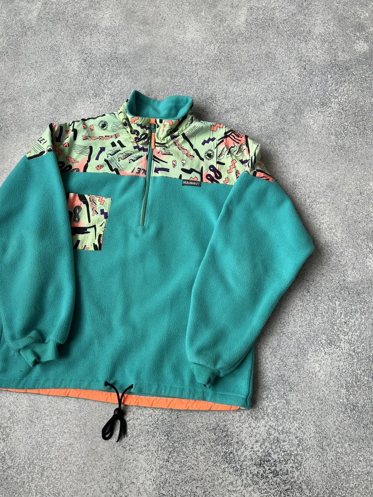 Mammut × Vintage Vintage Mammut fleece zip sweatshirt 90s style Size US M / EU 48-50 / 2 - 2 Thumbnail