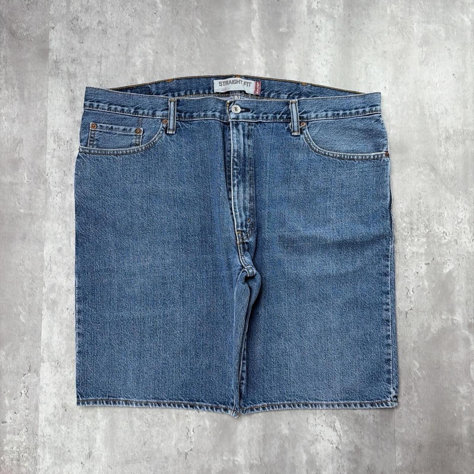 Levi's Y2K Blue Levi’s Grunge Baggy Skater Denim Jorts Size US 40 / EU 56 - 2 Thumbnail