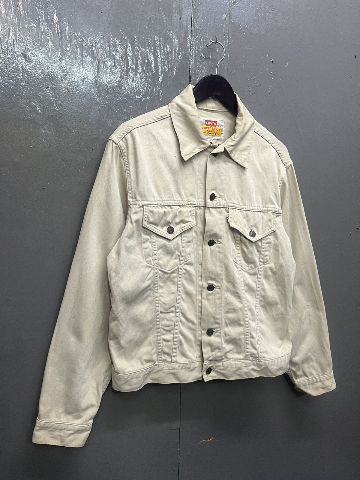 Levi's White Levi's Jackets Trucker Size US M / EU 48-50 / 2 - 2 Thumbnail