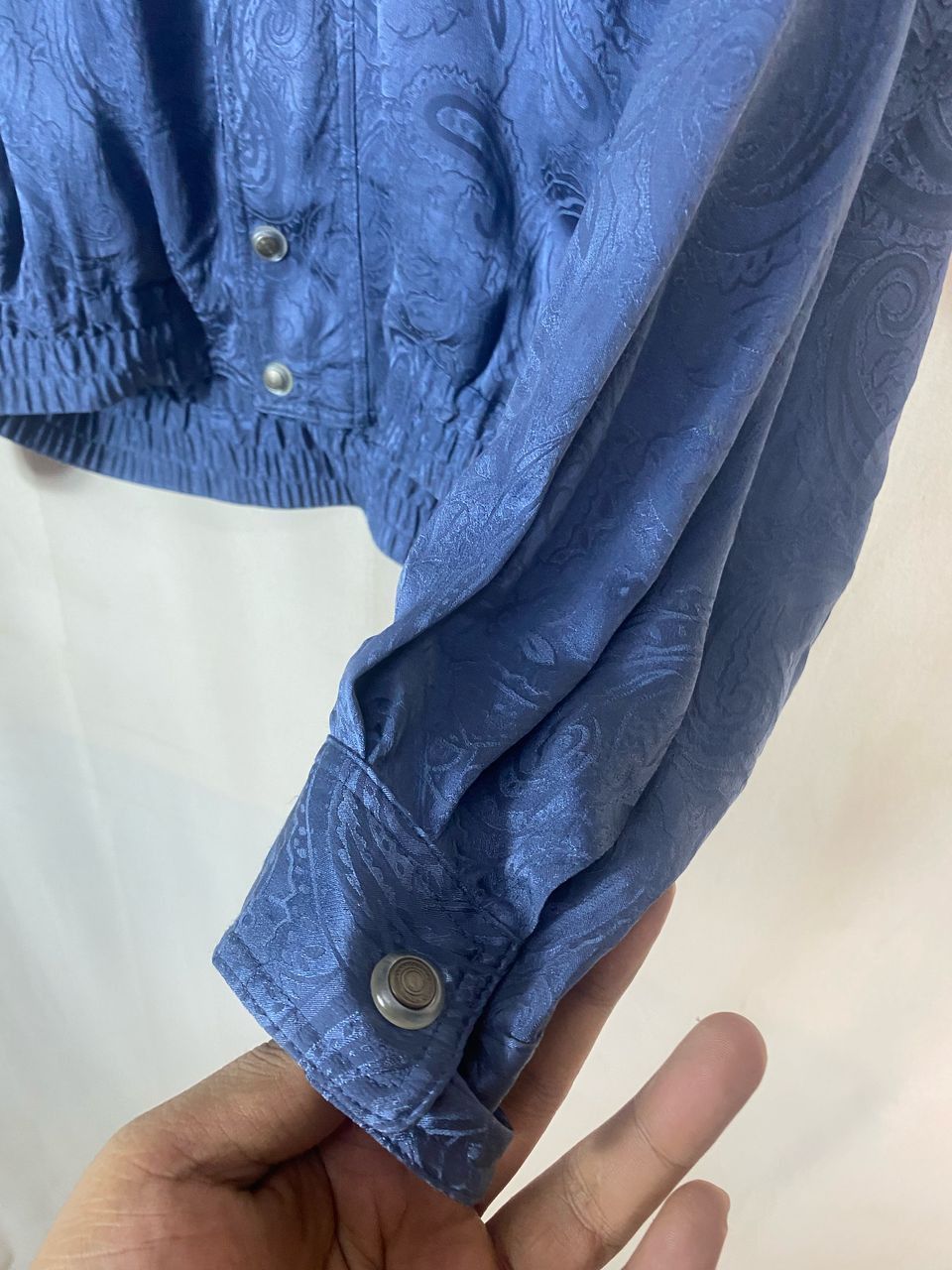 Designer × Japanese Brand × Vintage Unisex🔥croix du did couture pure silk zipper jacket Size US M / EU 48-50 / 2 - 9 Thumbnail