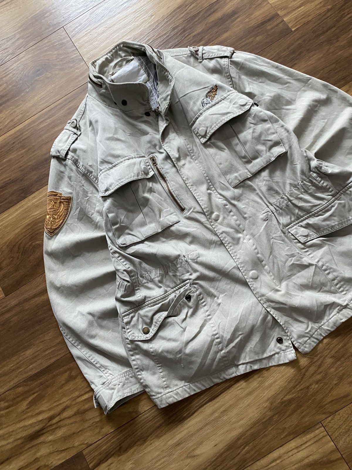Alpha Industries Vintage Alpha Industries Multi Pocket Cargo Jacket Y2k Size US XXL / EU 58 / 5 - 9 Thumbnail