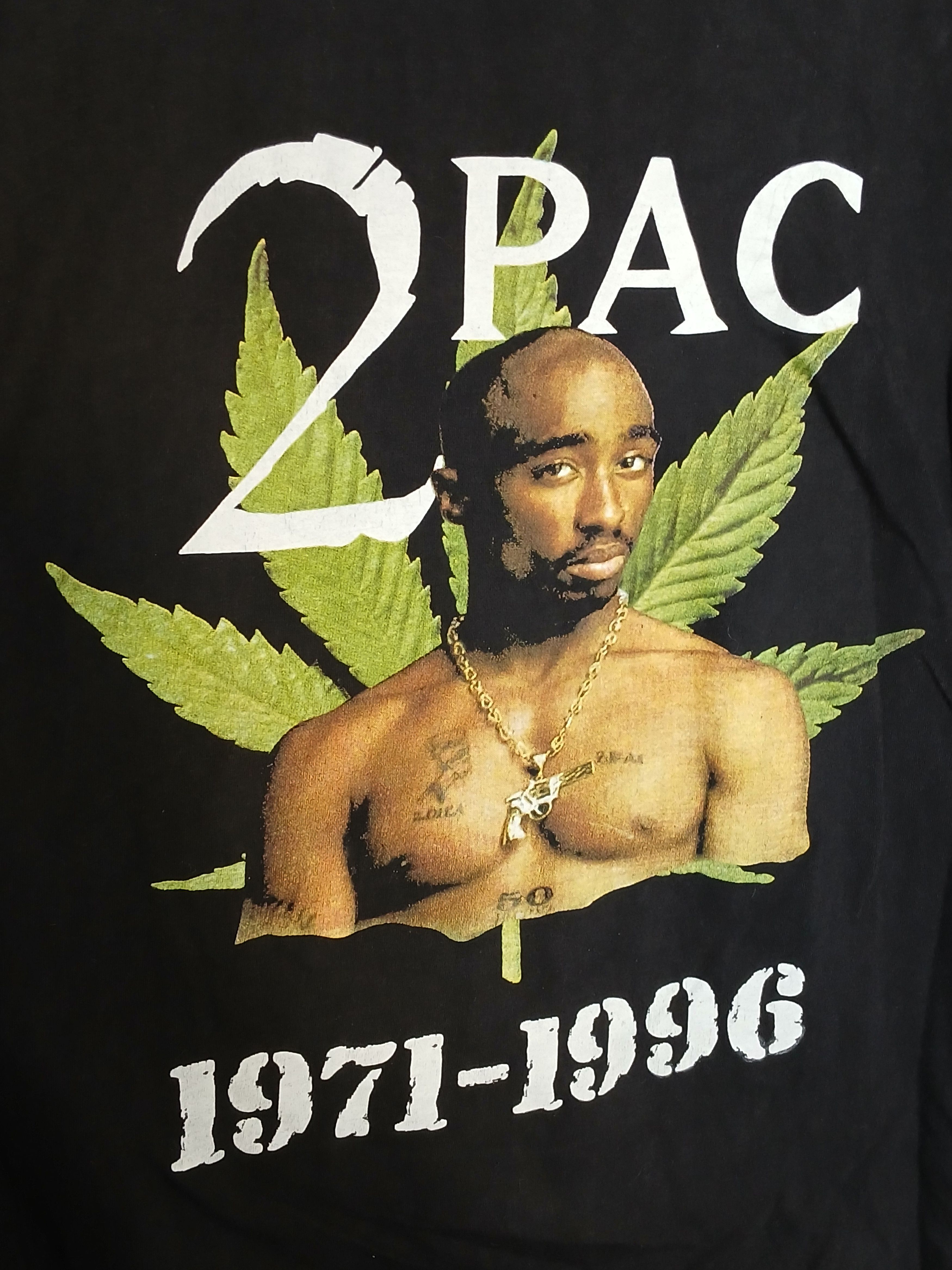 Rap Tees × Vintage Vintage 2Pac T-Shirt Size US M / EU 48-50 / 2 - 3 Thumbnail