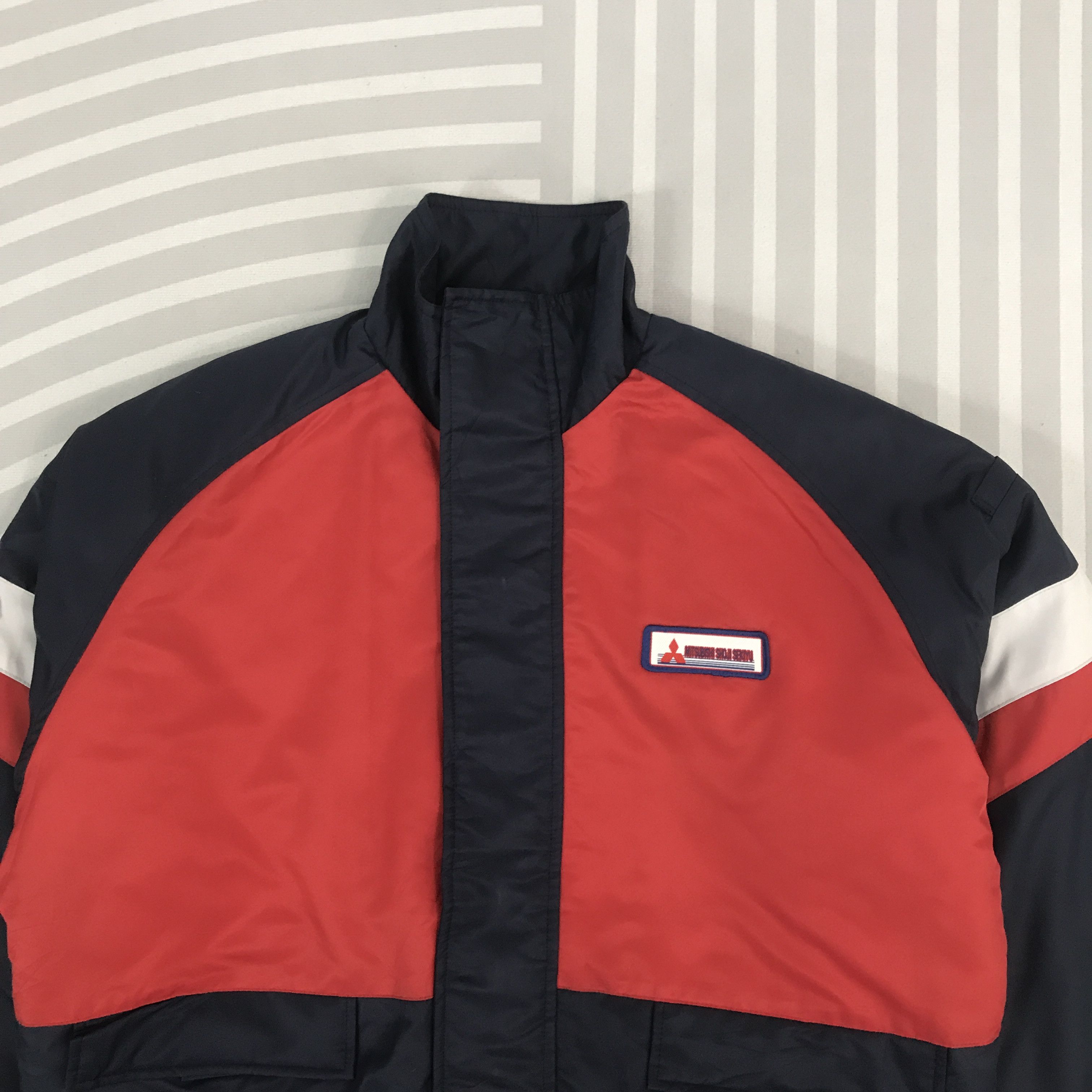 Japanese Brand × Vintage Vintage Misubishi shoji sekiyu racing jacket Size US L / EU 52-54 / 3 - 2 Thumbnail