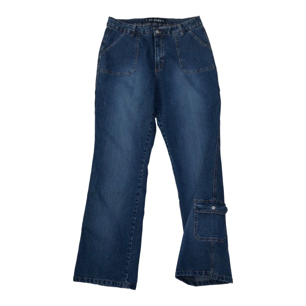 Japanese Brand AC-3998 Jeans Bushpants Light Denim Carpenter Pants Size US 32 / EU 48 - 4 Thumbnail