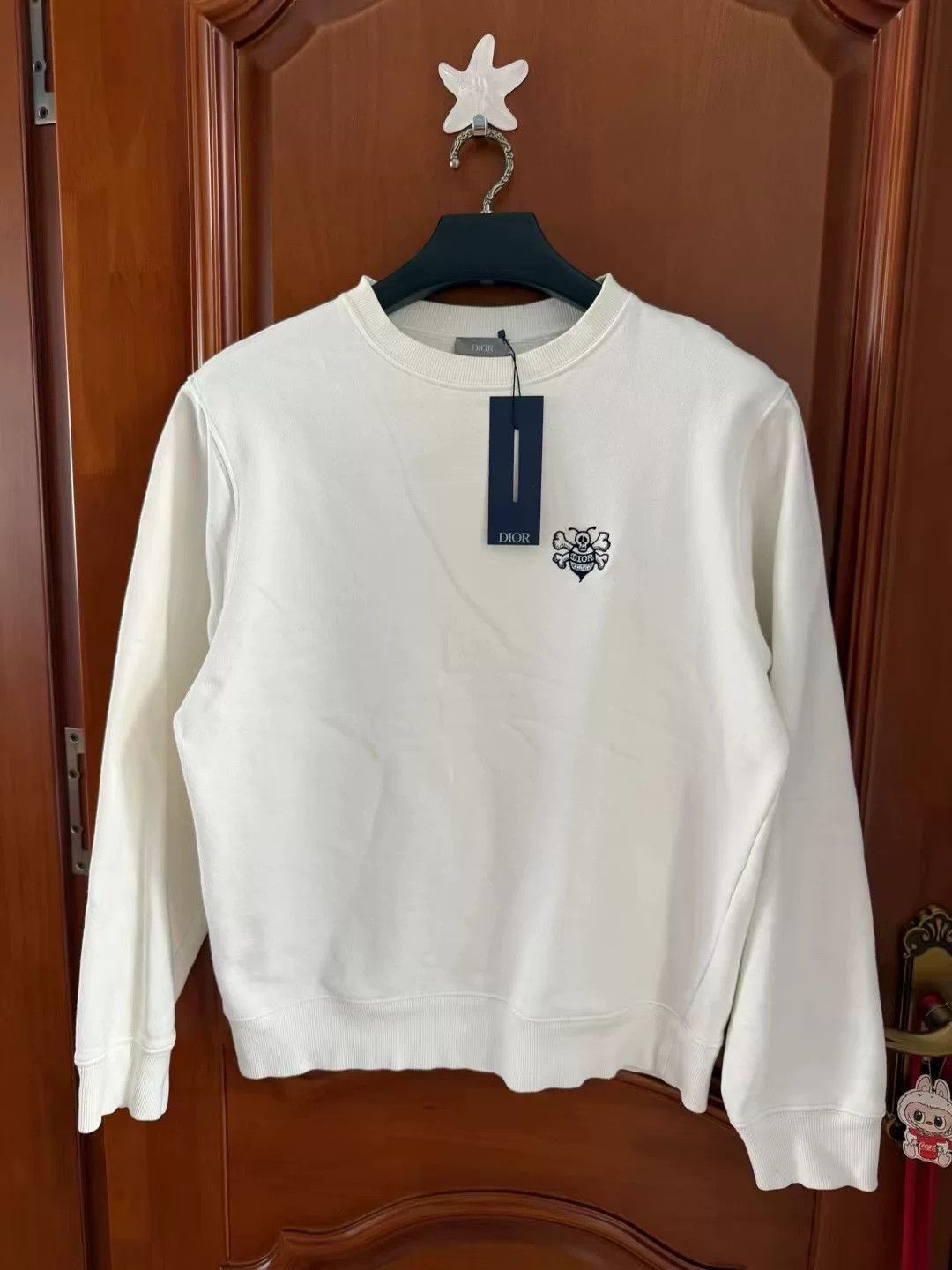 Japanese Brand Dior Stussy Collaboration Embroidered Bee Sweatshirt Size US M / EU 48-50 / 2 - 1 Thumbnail