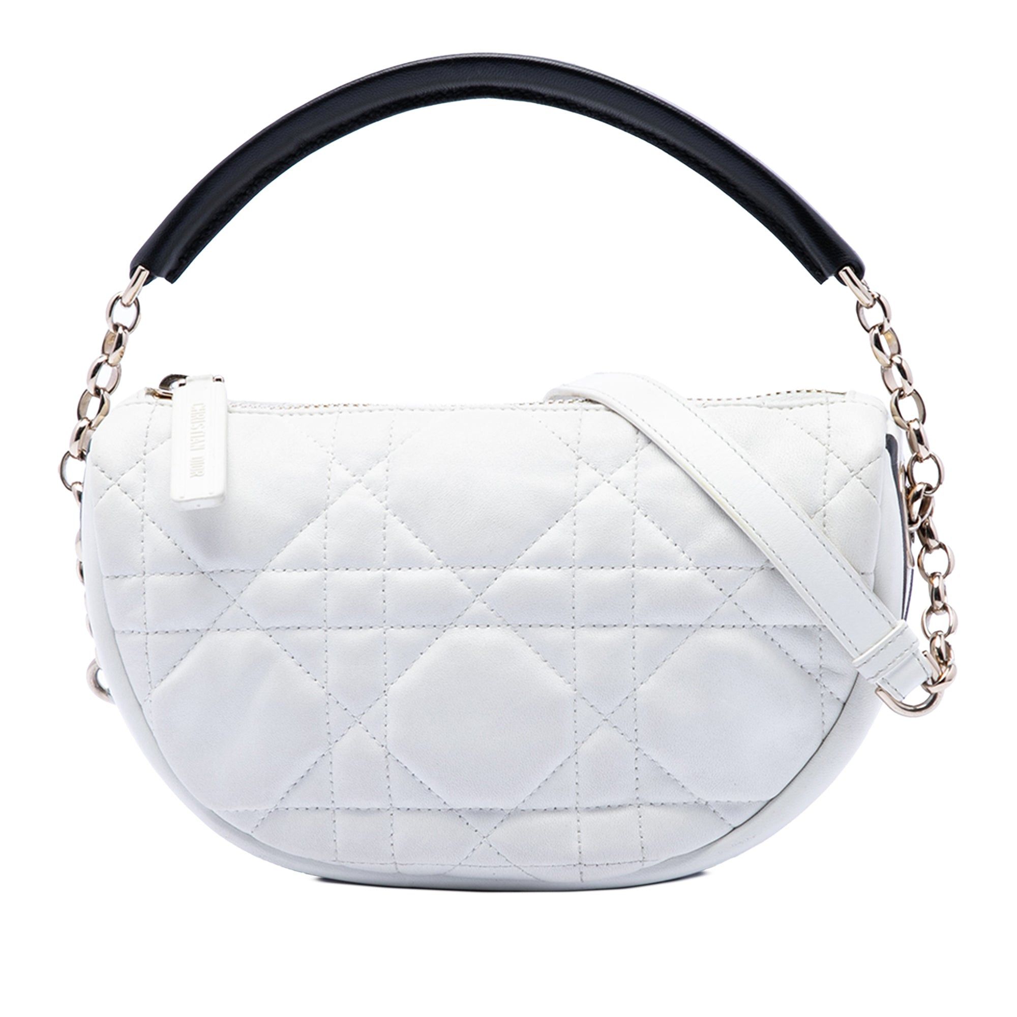 Dior Small Lambskin Cannage Dior Vibe Hobo Size ONE SIZE - 1 Thumbnail
