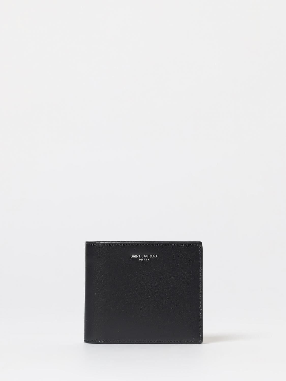 Saint Laurent Paris Saint Laurent Wallet Men Black Size ONE SIZE - 1 Thumbnail