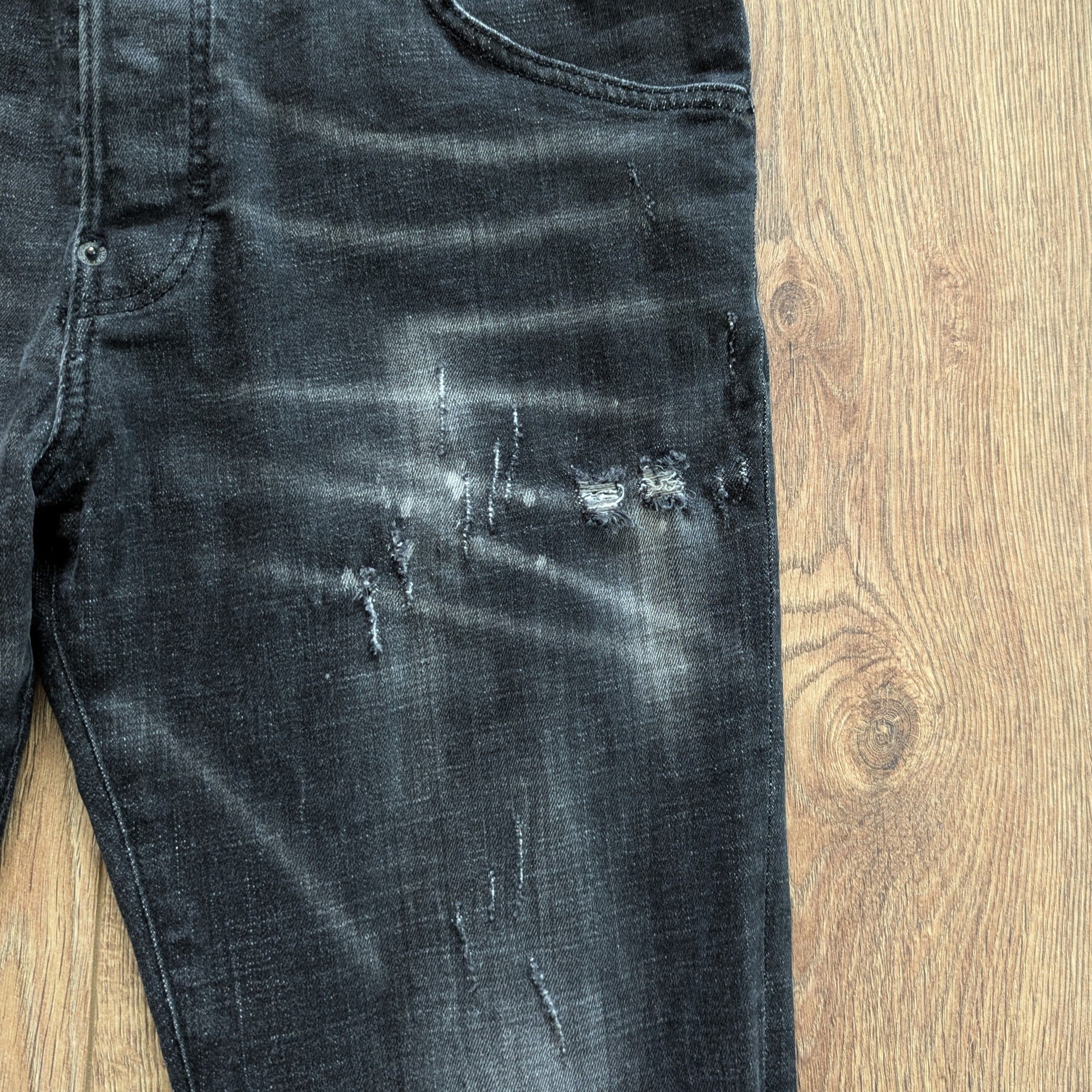 Dsquared2 Dsquared2 Tidy Biker Jean Black Men's Pants Luxury Brand Size US 34 / EU 50 - 7 Thumbnail