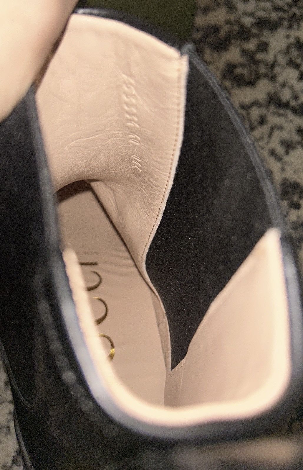 Gucci Gucci 60mm Logo Lettering Leather Boots Size US 10 / IT 40 - 6 Thumbnail