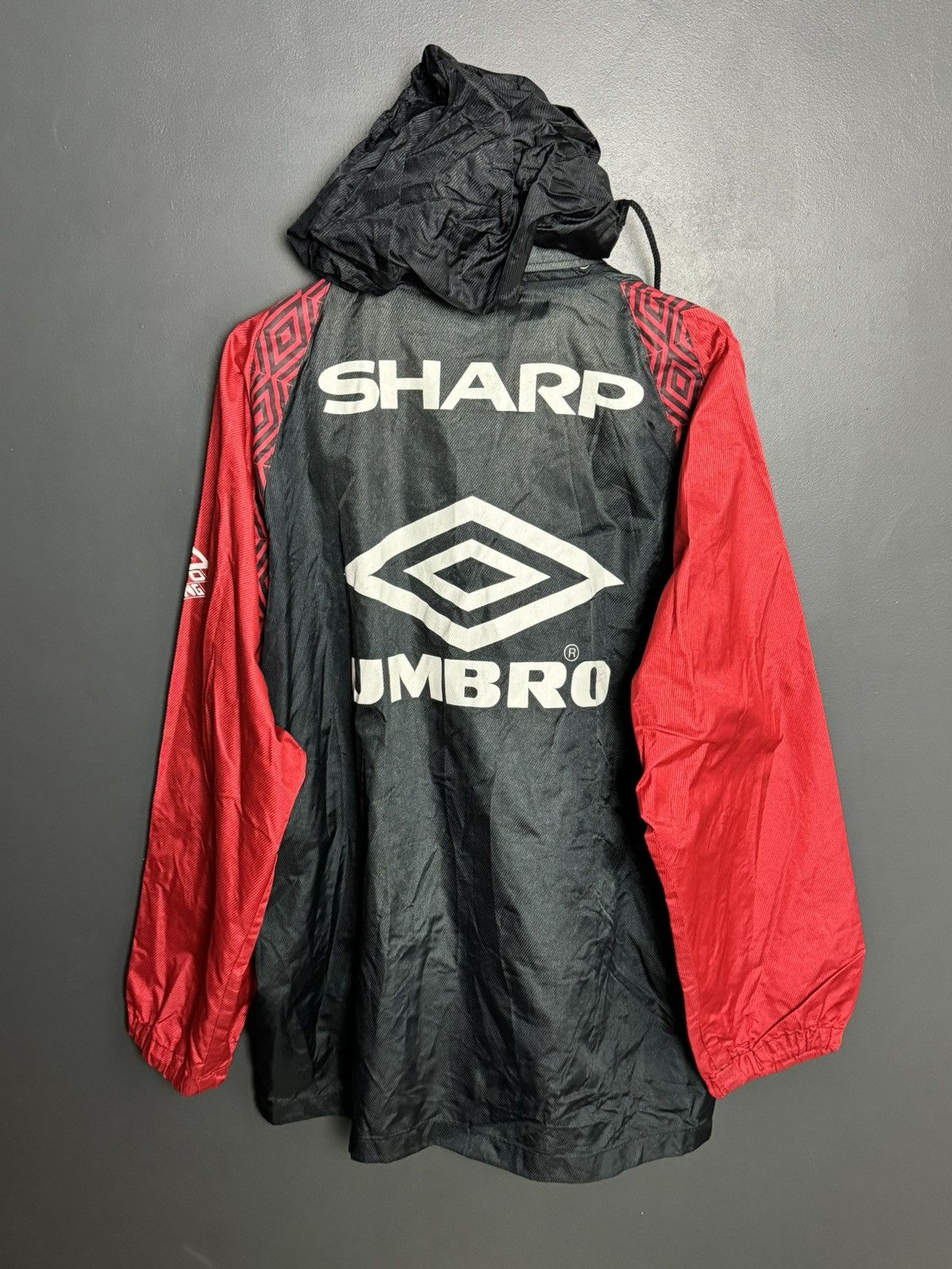 Umbro Vintage Manchester United Sharp Training Football Jacket Size US S / EU 44-46 / 1 - 2 Thumbnail