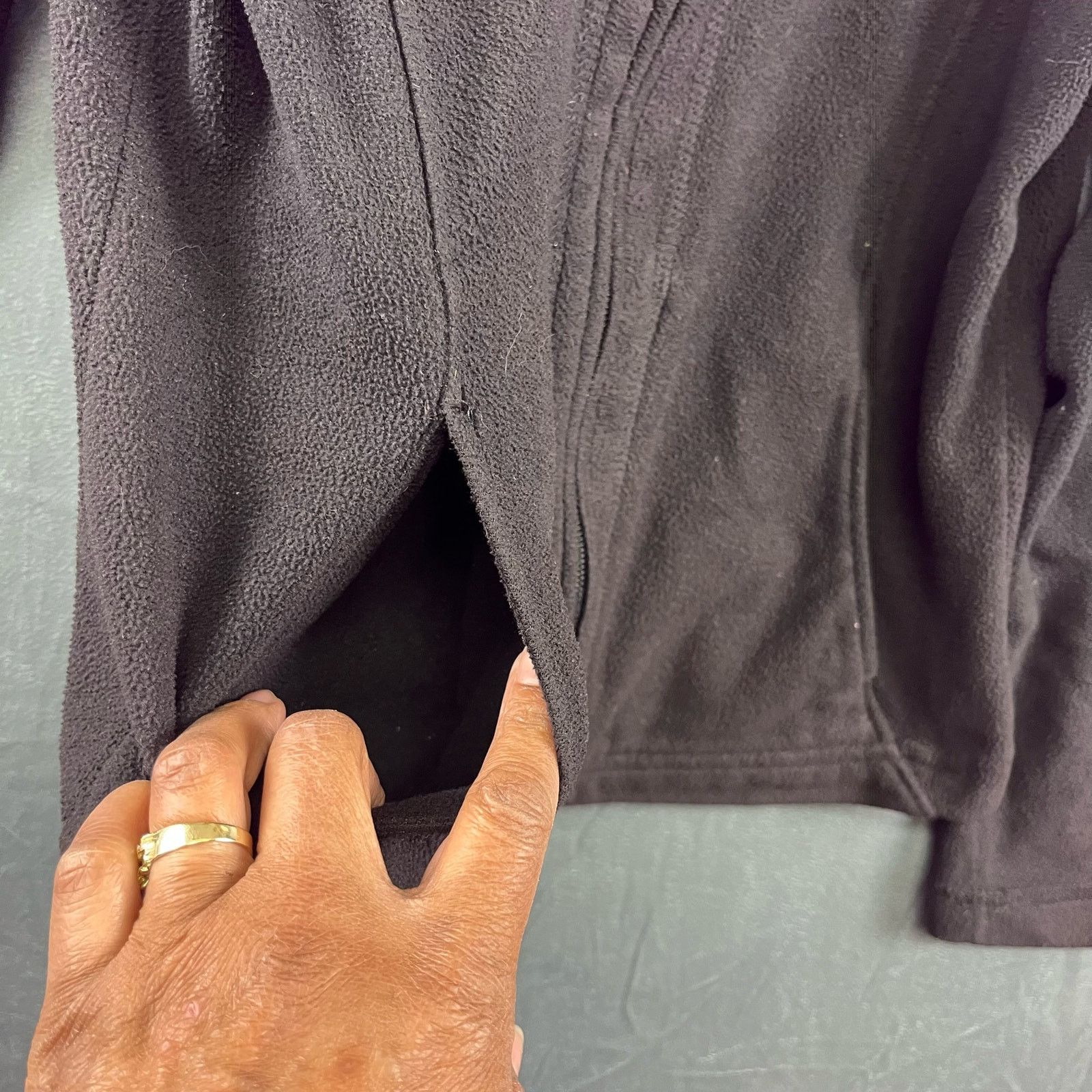 Other Malden Mills Polar Fleece Full Zip Jacket Women's XS Hooded Size XS / US 0-2 / IT 36-38 - 2 Thumbnail