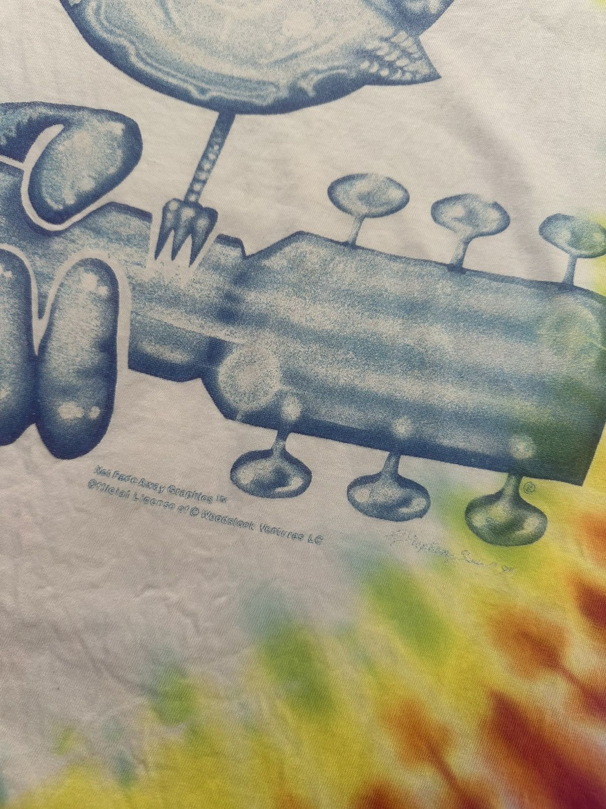 Vintage Vintage 1994 Woodstock Distressed tee Size US L / EU 52-54 / 3 - 3 Thumbnail