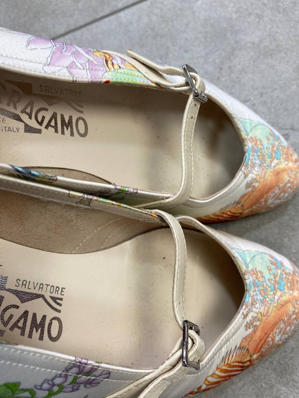 Salvatore Ferragamo Vintage Salvatore Ferragamo Sea Pattern Ballet Flats Shoes Size US 6 / IT 36 - 6 Thumbnail