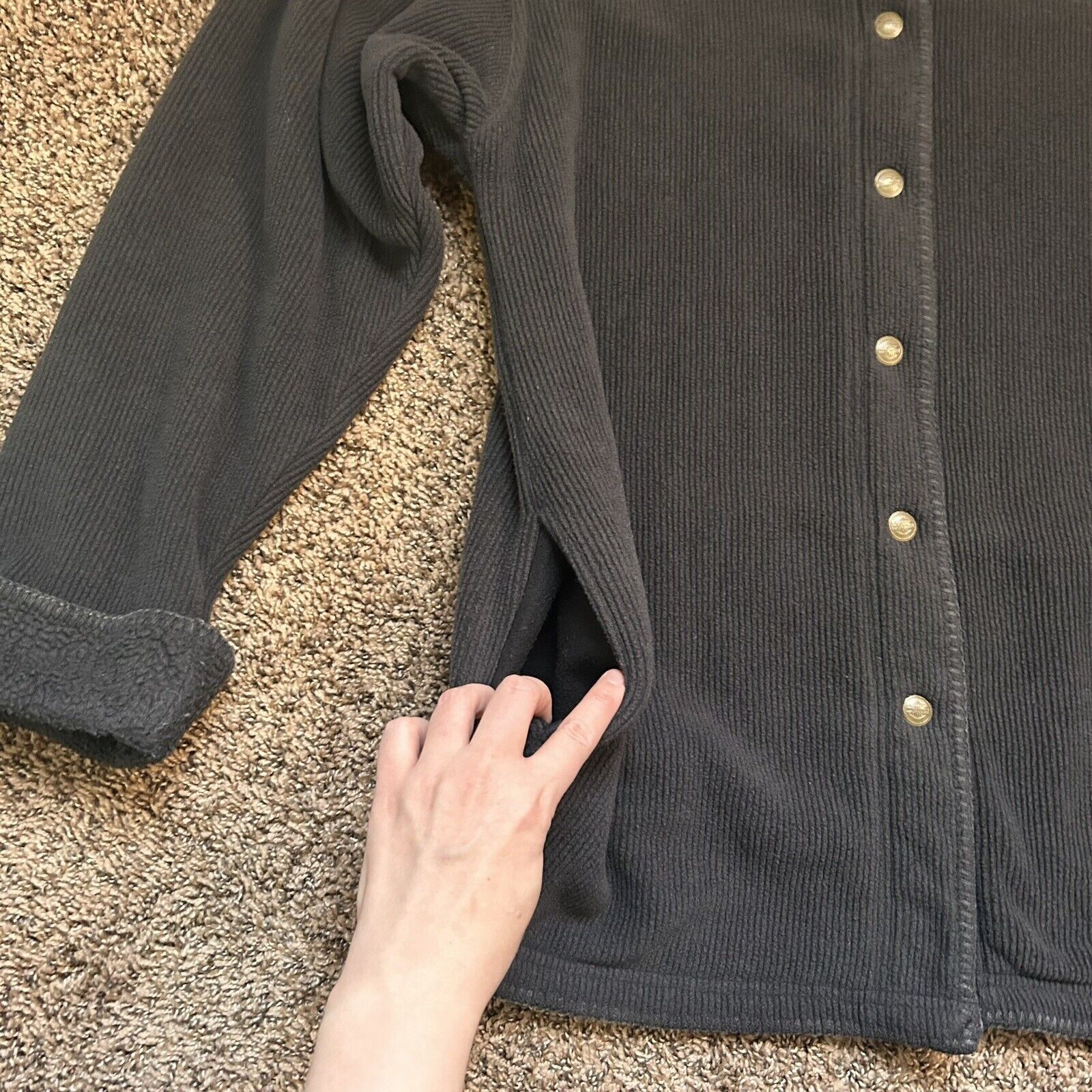 Harley Davidson Harley Davidson Black Button Up Jacket Size XL / US 12-14 / IT 48-50 - 2 Thumbnail