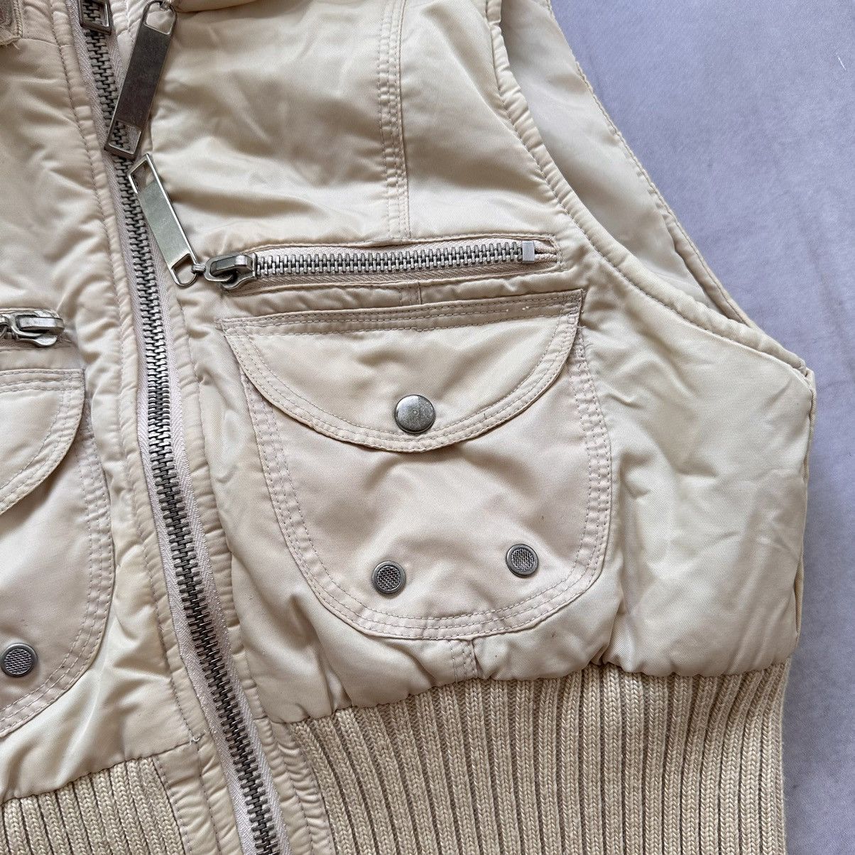If Six Was Nine × Japanese Brand × Le Grande Bleu (L.G.B.) Vest LGB If Six Was Nine Style Faux Fur Zip Vintage Jacket Size S / US 4 / IT 40 - 10 Thumbnail