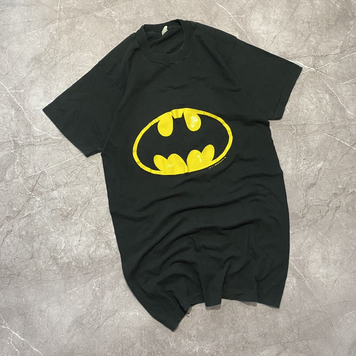 Vintage VINTAGE BATMAN TEE BIG LOGO DC SCREEN STAR SINGLE 1989 Size US L / EU 52-54 / 3 - 1 Thumbnail