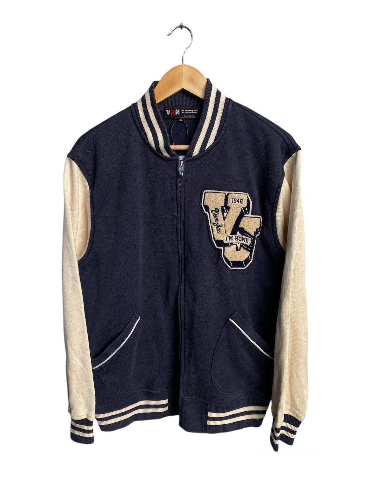 Japanese Brand × Van 🔥🔥 Vintage Van Jac Varsity Jacket Size US L / EU 52-54 / 3 - 1 Thumbnail