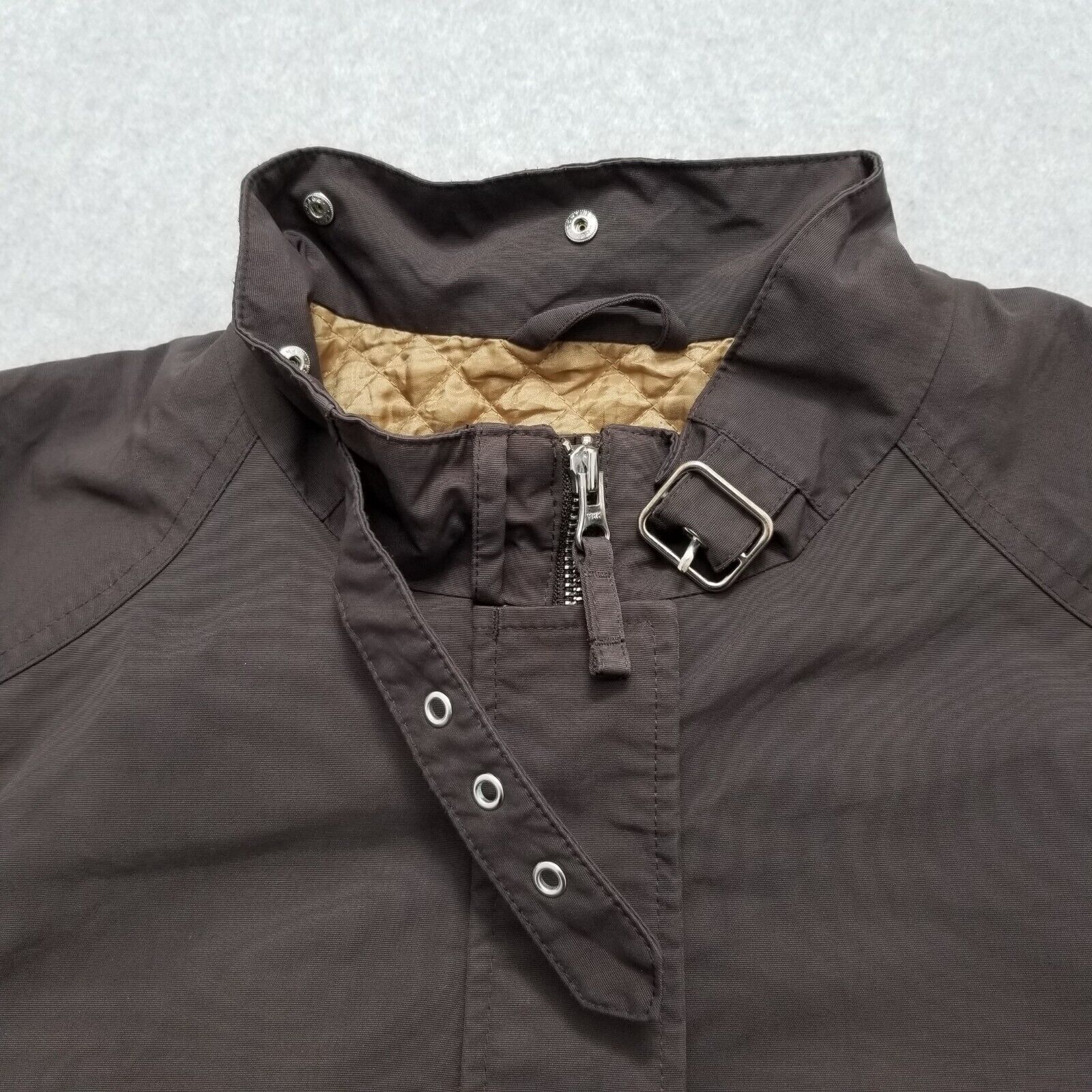 Lands' End Lands End Womens Jacket Large Brown Pockets Full Zip Size L / US 10 / IT 46 - 6 Thumbnail