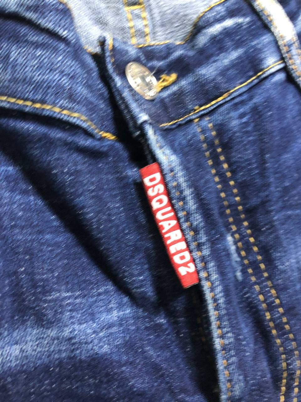 Dsquared2 Dsquared2 Vintage Floral Fish Pockets Distressed Denim Jeans Size US 32 / EU 48 - 11 Thumbnail