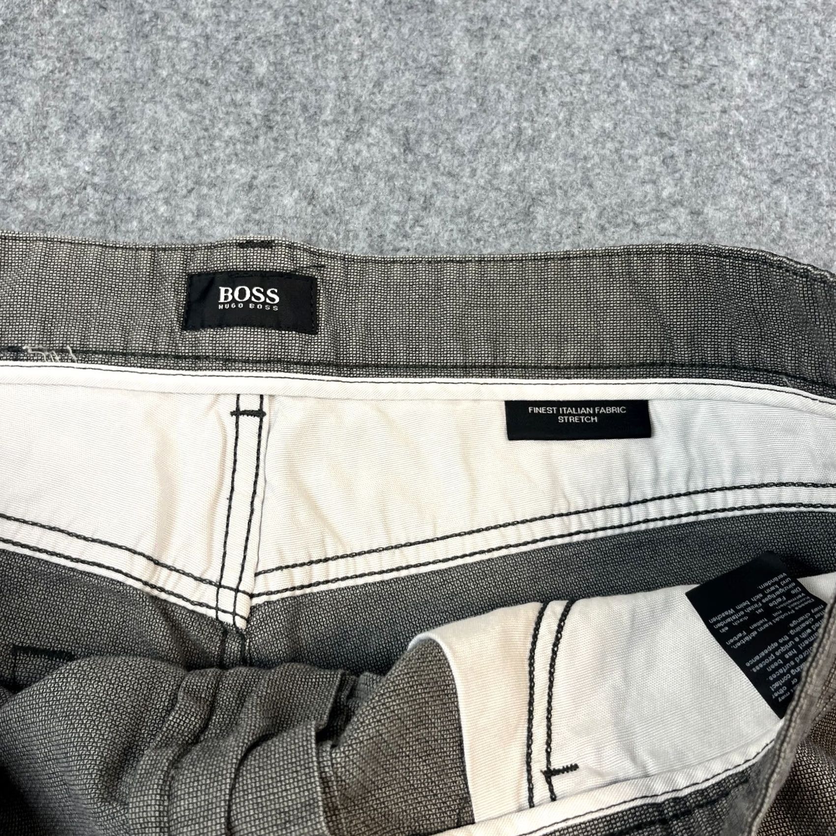 Hugo Boss Hugo Boss Mens Chino Trousers 38 32 Grey Stretch Regular Tapered 5-Pocket Style Maine Mens Size US 38 / EU 54 - 7 Thumbnail