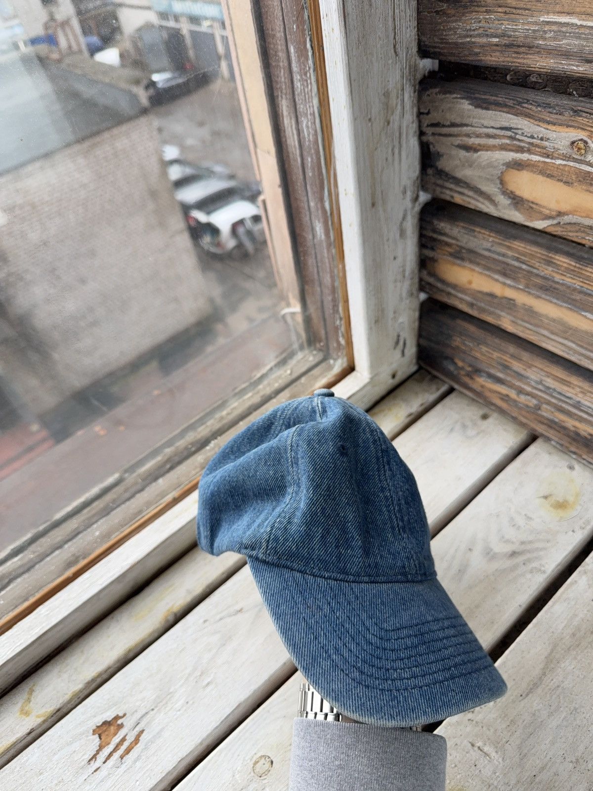 Levi's 90s Vintage Levi’s Denim Dad Cap Blue Retro Minimal Logo Size ONE SIZE - 3 Thumbnail