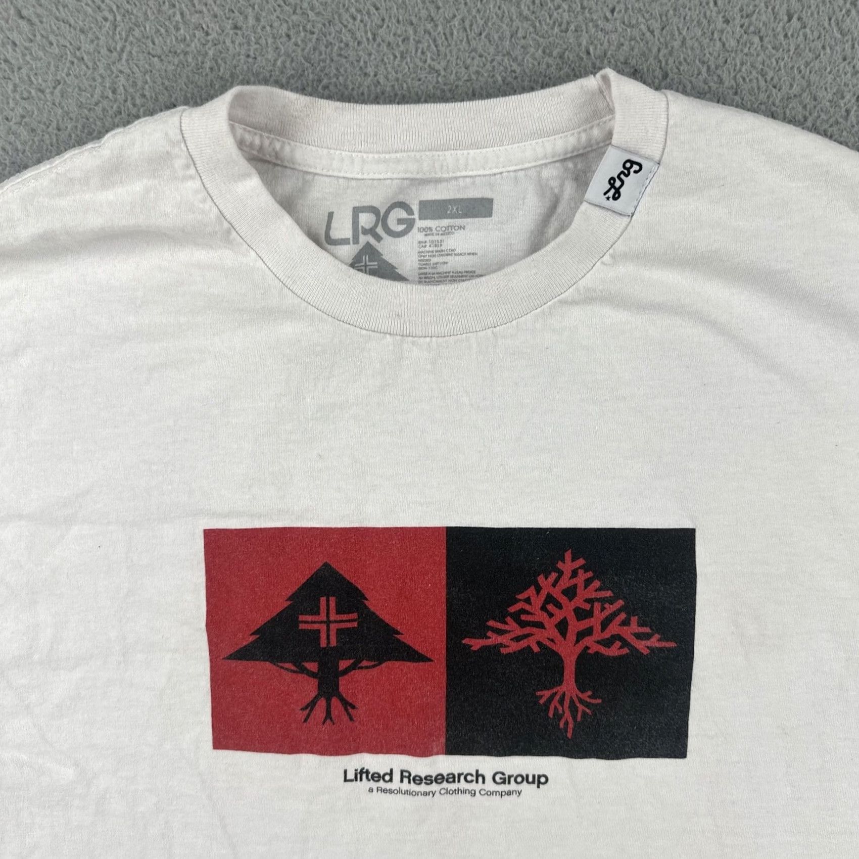 Vintage LRG T Shirt Mens White 2XL Hip Hop Streetwear Crew Neck Short Sleeve Size US XXL / EU 58 / 5 - 5 Thumbnail