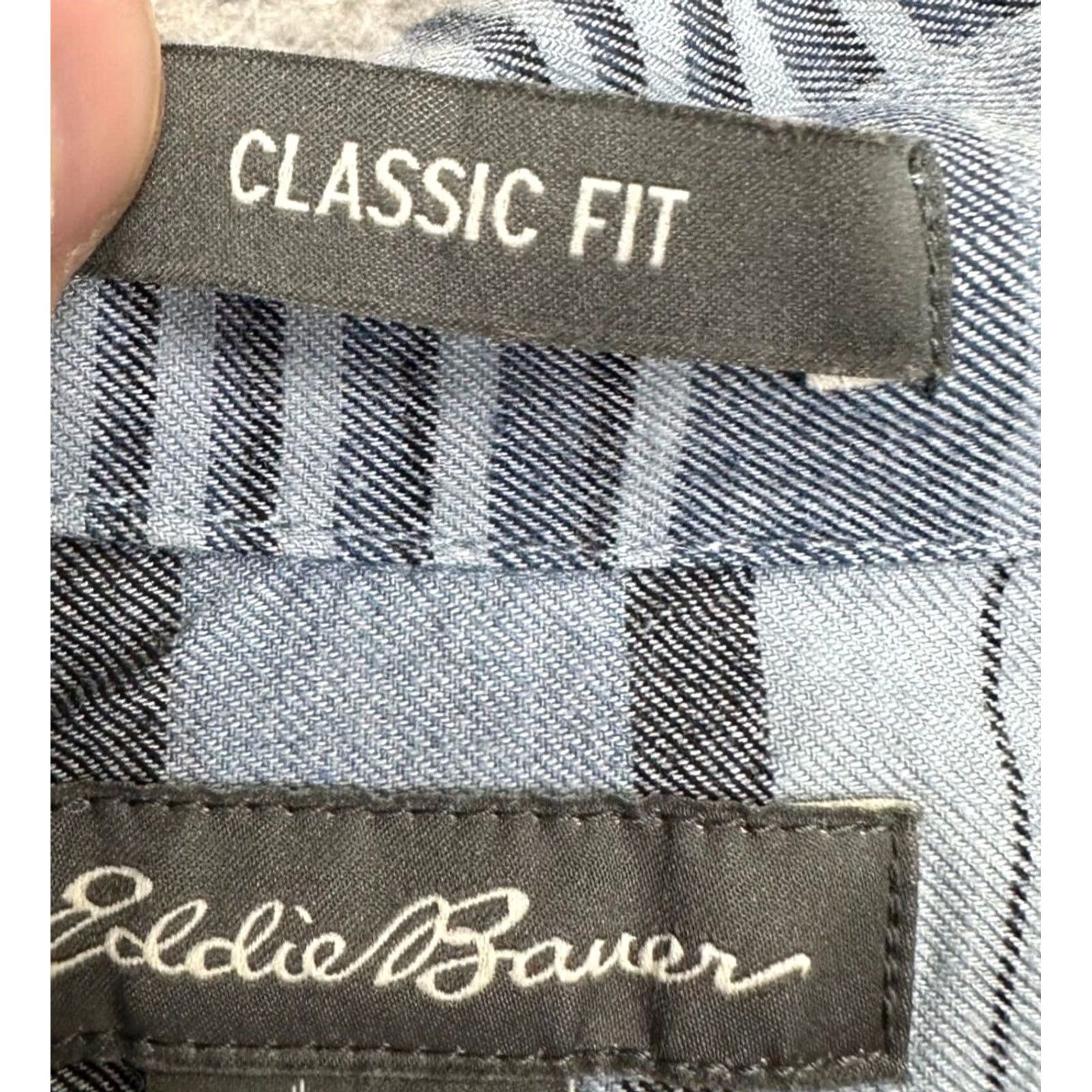 Eddie Bauer Eddie Bauer Shirt Adult 3XL Big Tall Blue Striped Button Down Classic Fit Mens Size US XXL / EU 58 / 5 - 7 Thumbnail