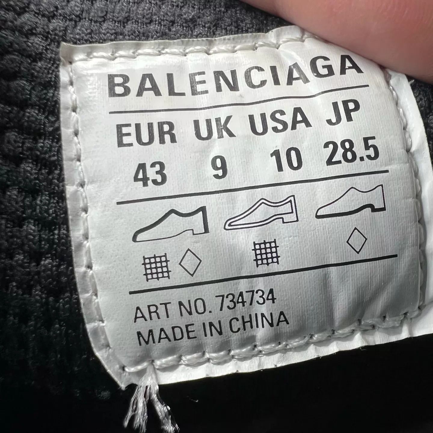Balenciaga Balenciaga 3XL Gray 43 Near New Size US 10 / EU 43 - 7 Thumbnail