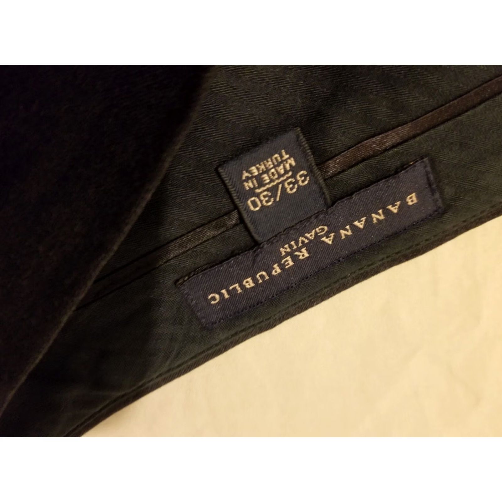 Banana Republic Banana Republic Wool Dress Pants Charcoal Gray 33x30 Trouser Mens Size US 33 - 5 Thumbnail