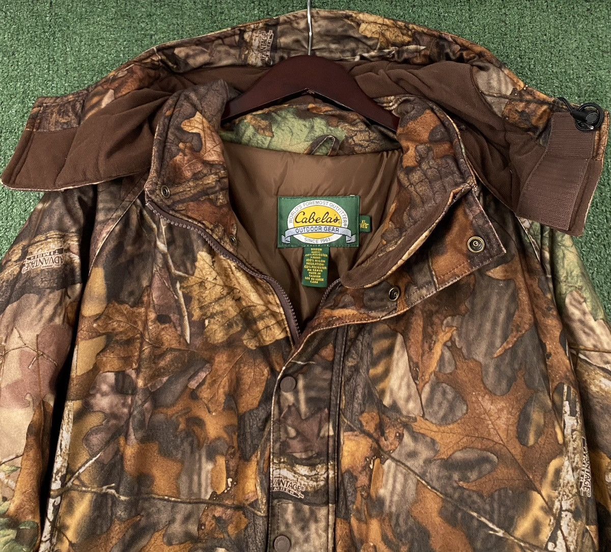 Cabelas Vintage Y2K Cabela’s Leaf Tree Bark Camo Winter Jacket 2XL Size US XXL / EU 58 / 5 - 3 Thumbnail