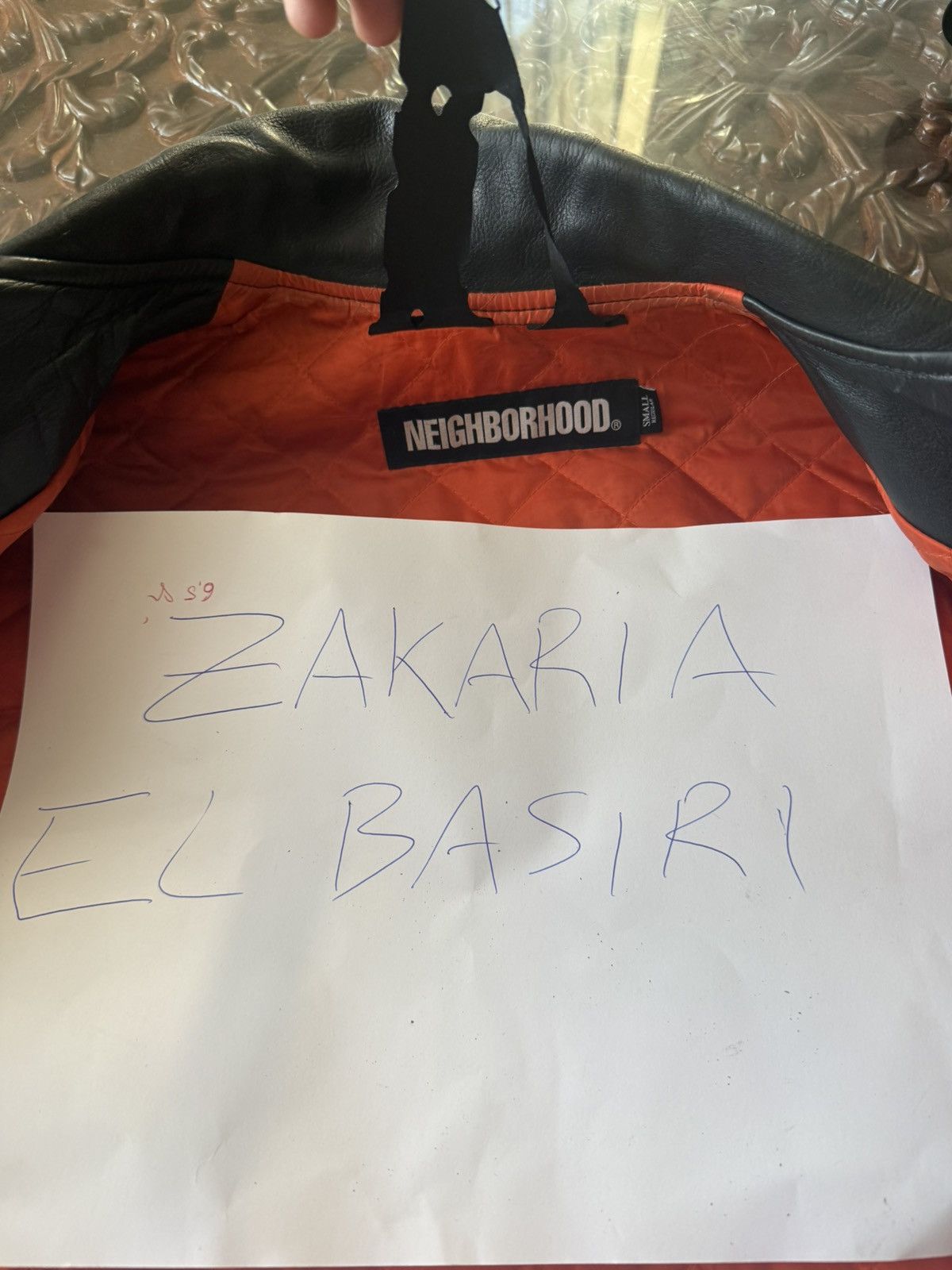 Neighborhood × Vlone Vlone neighbourhood learher biker jacket Size US S / EU 44-46 / 1 - 4 Thumbnail