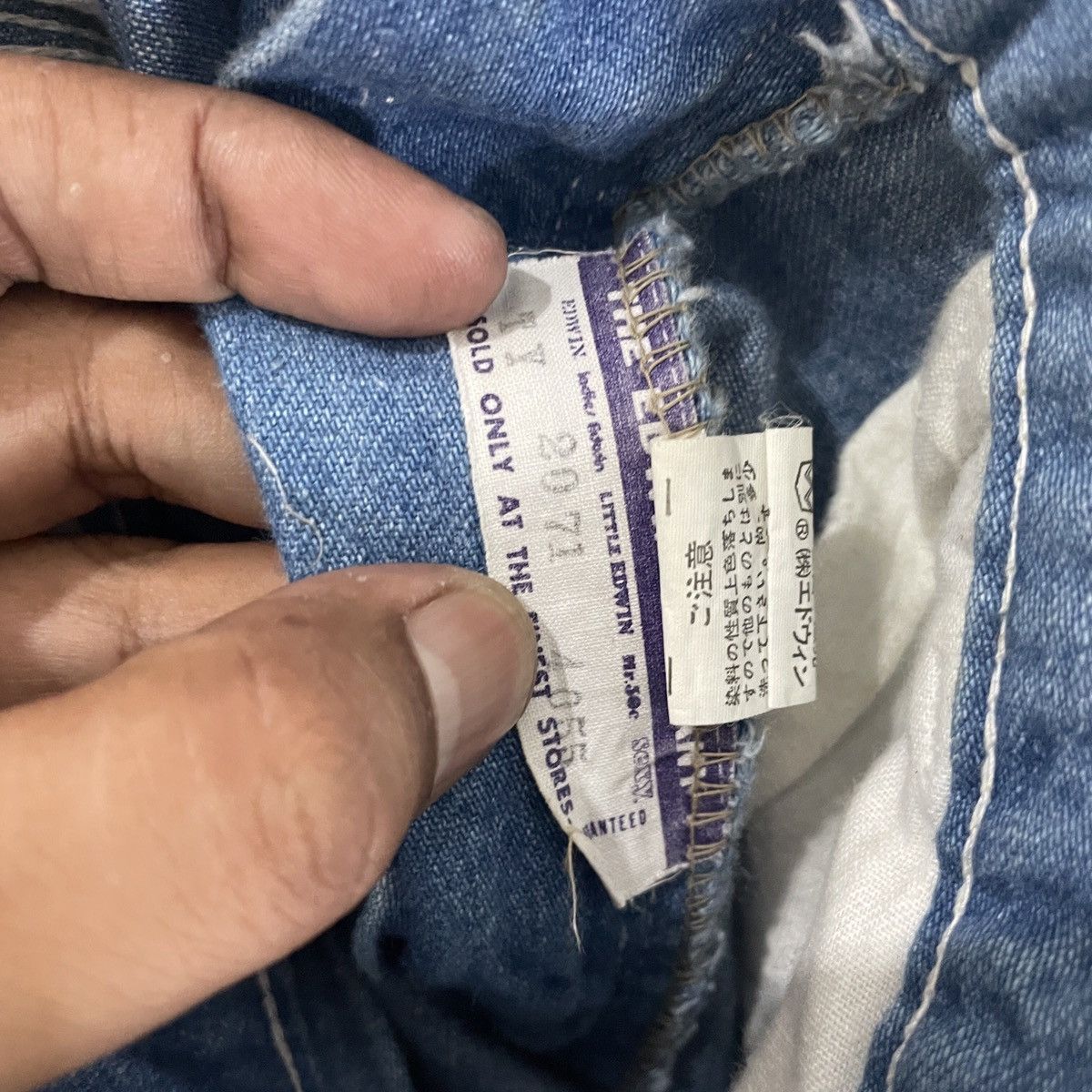 Edwin Vintage 90s Edwin Workwear Denim Size US 26 / EU 42 - 6 Thumbnail