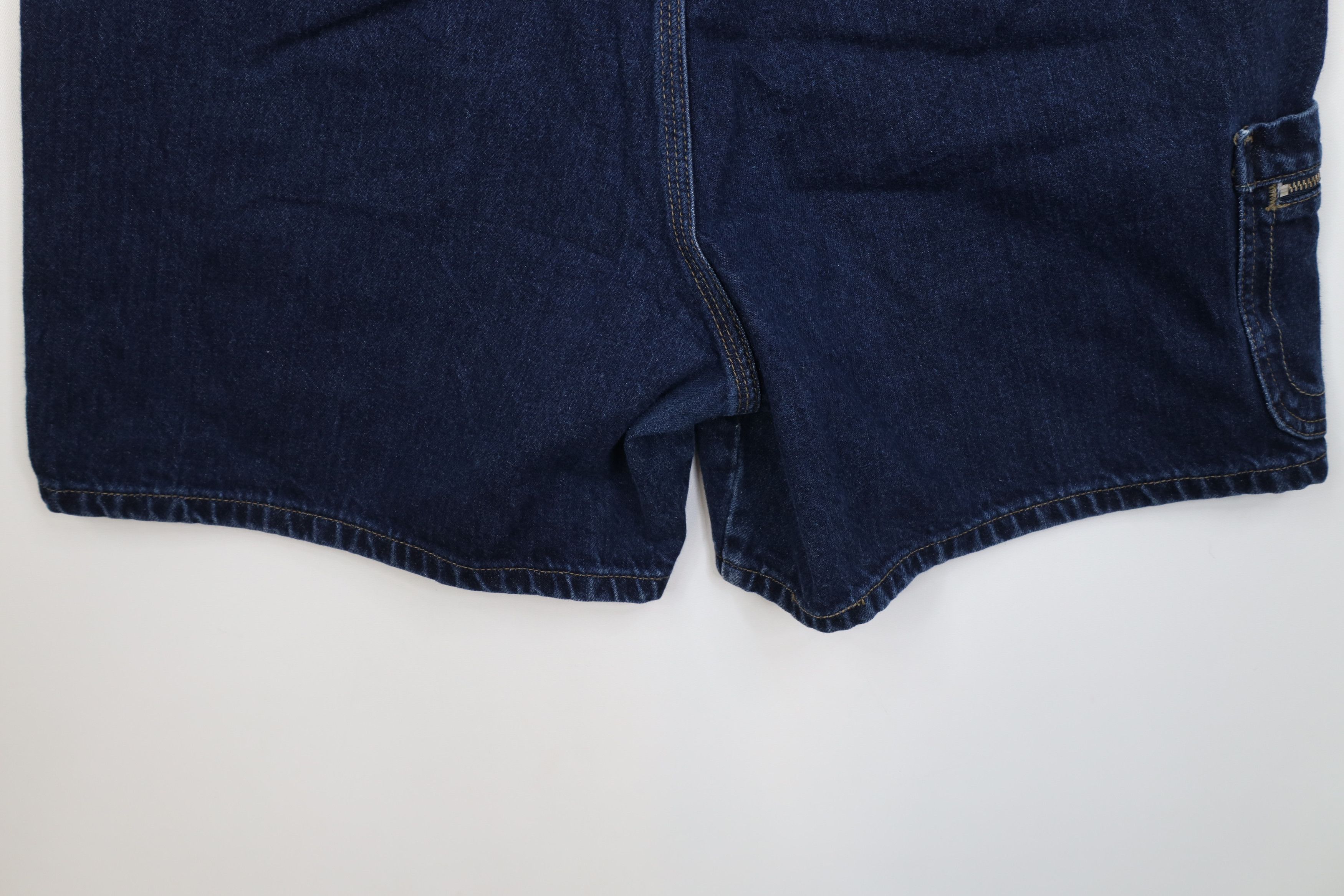Levi's Vintage Y2K 2002 Levis Baggy Relaxed Denim Cargo Shorts Size 38" / US 16 / IT 52 - 12 Thumbnail