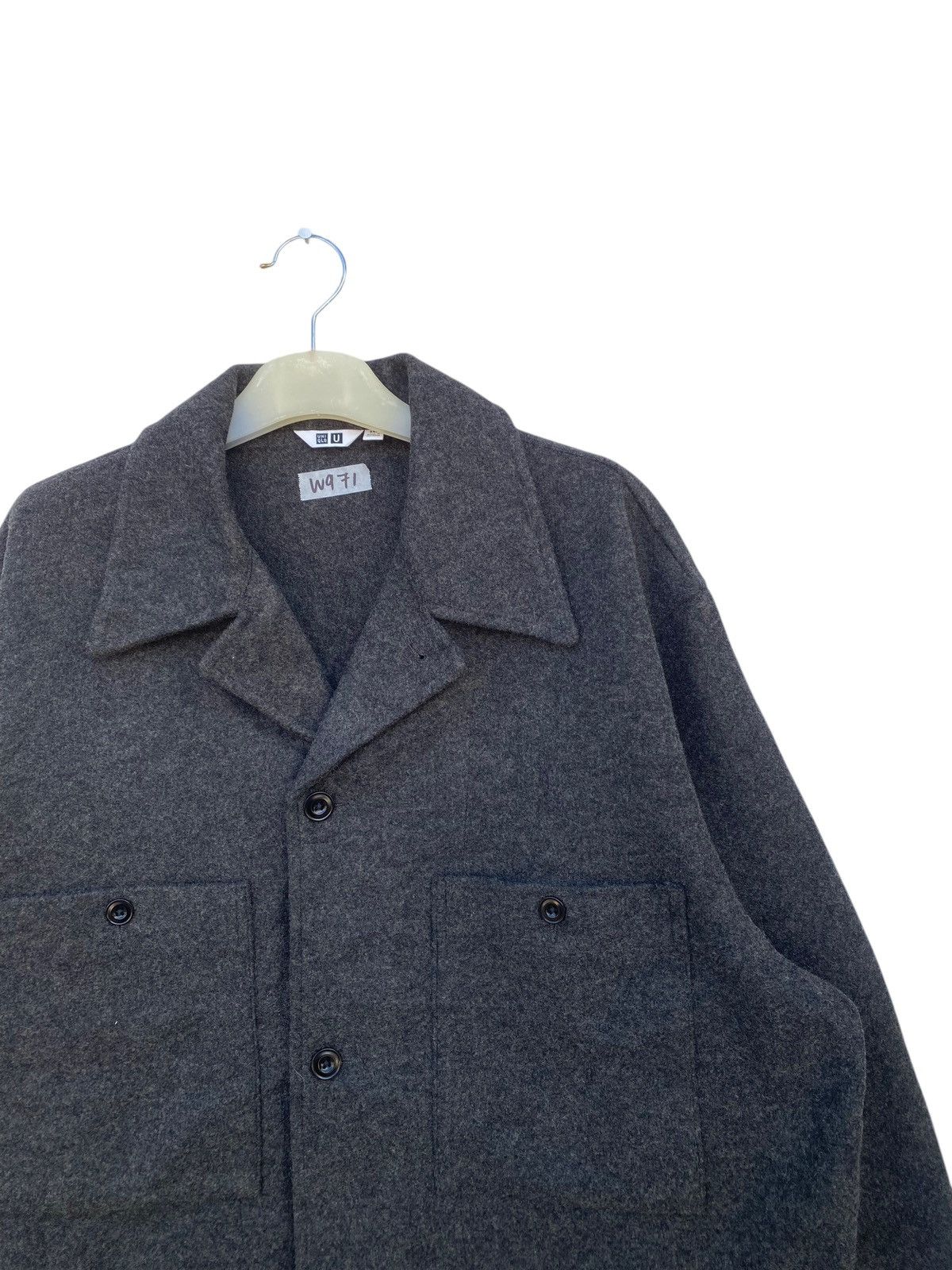 Lemaire × Uniqlo Lemaire X Uniqlo Men’s Fleece Jersey Overshirt Size US XXL / EU 58 / 5 - 3 Thumbnail