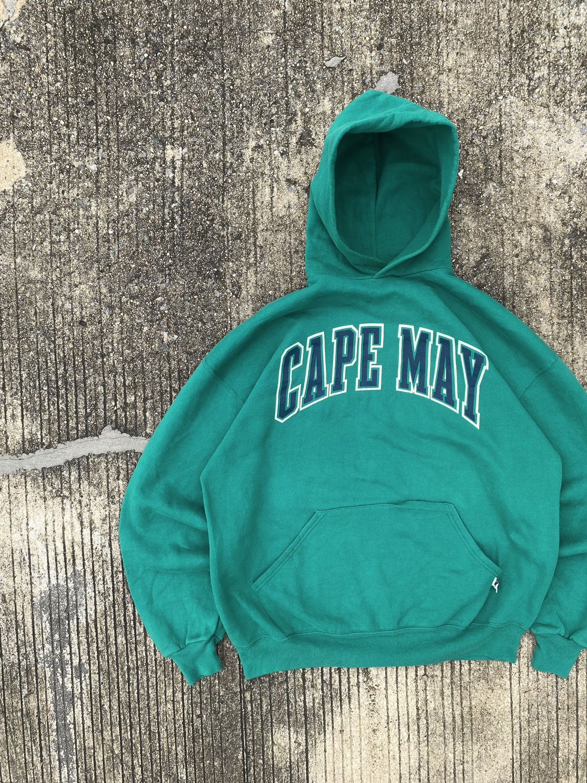 Russell Athletic Vintage Russell Athletic Hoodie Mint Green Size US XL / EU 56 / 4 - 2 Thumbnail