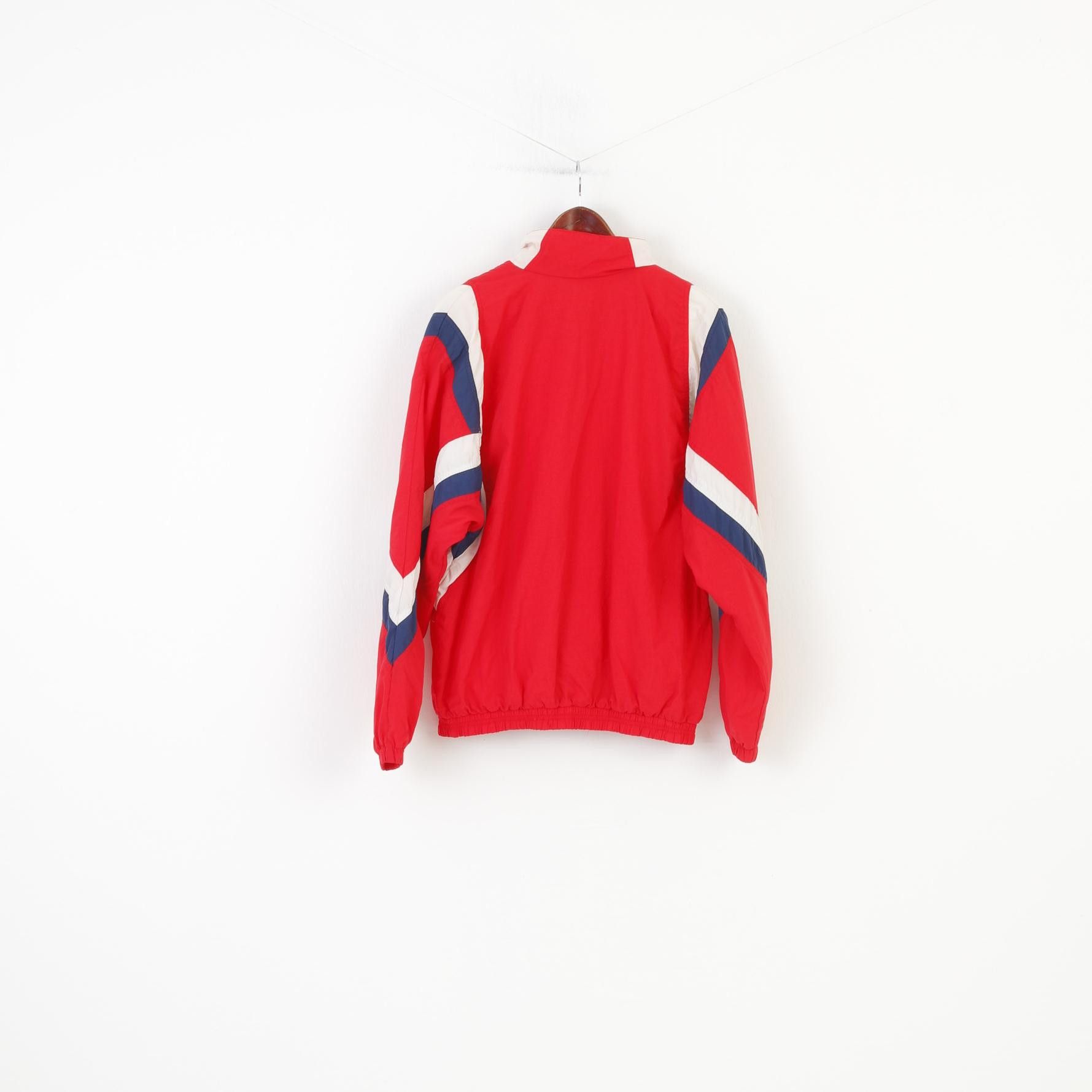 Vintage Alex Athletics Men M Jacket Vintage Red Full Zipper 90s 0193 Size US M / EU 48-50 / 2 - 8 Thumbnail