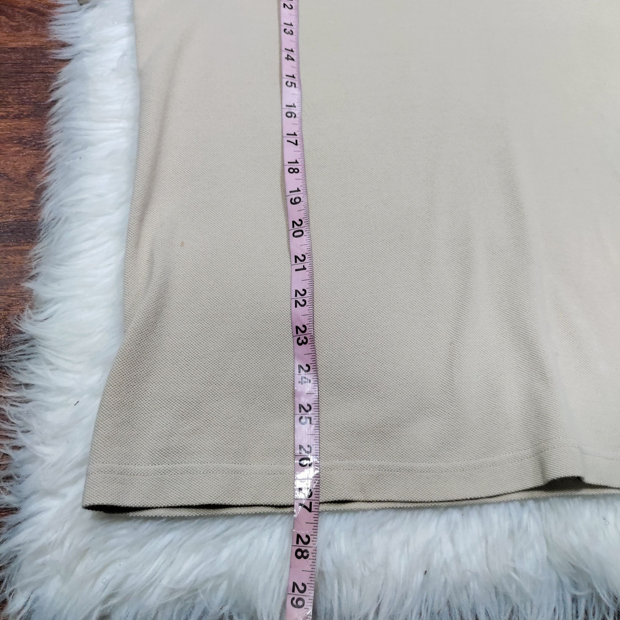 Burberry Burberry London Slim Fit Cotton Embroidered Logo Beige Polo Size US M / EU 48-50 / 2 - 14 Thumbnail