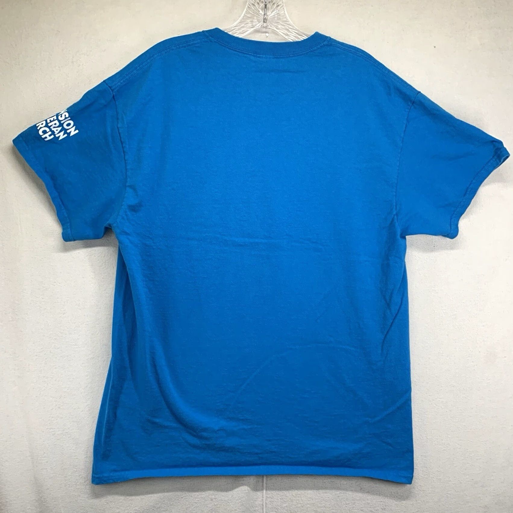 Gildan GILDAN Jesus T-Shirt Galatians 3:26 Graphic Print Blue Unisex Adult Large Size US L / EU 52-54 / 3 - 3 Thumbnail